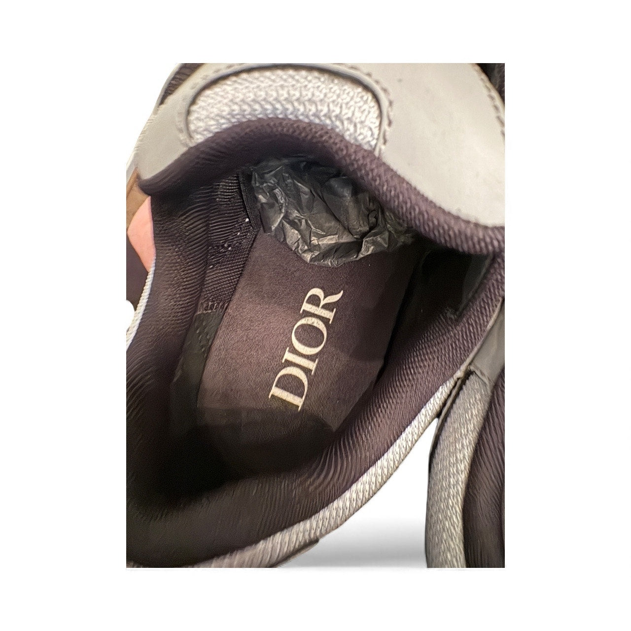 Size 10 - Dior B30 Grey & Black Sneakers NEW SEASON