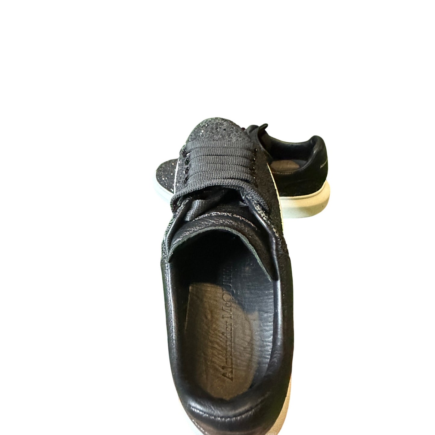 Alexander McQueen Wmns Sneaker 'Black White Glitter' | SZ 8W