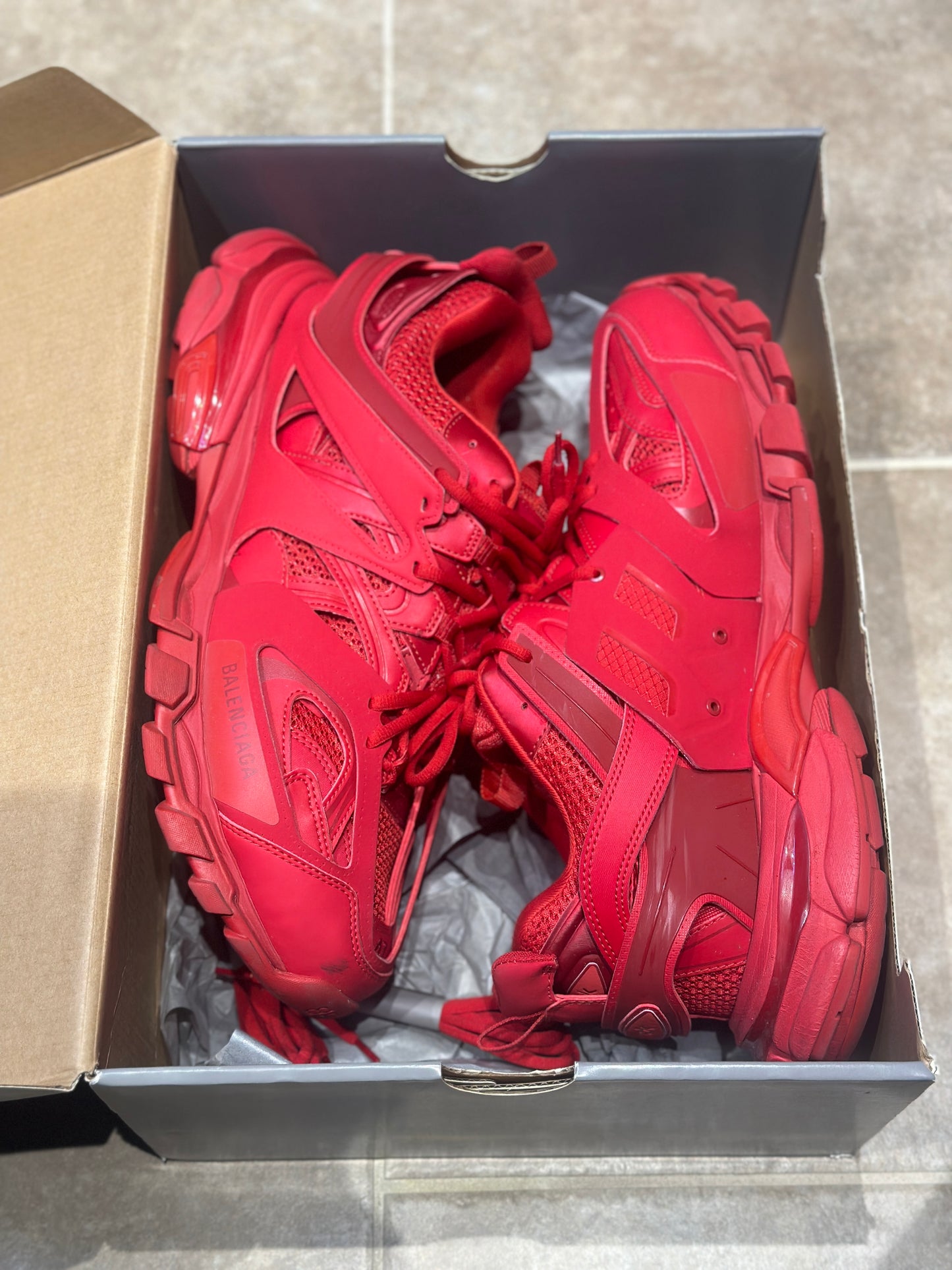 Size 47 - Balenciaga Track Red