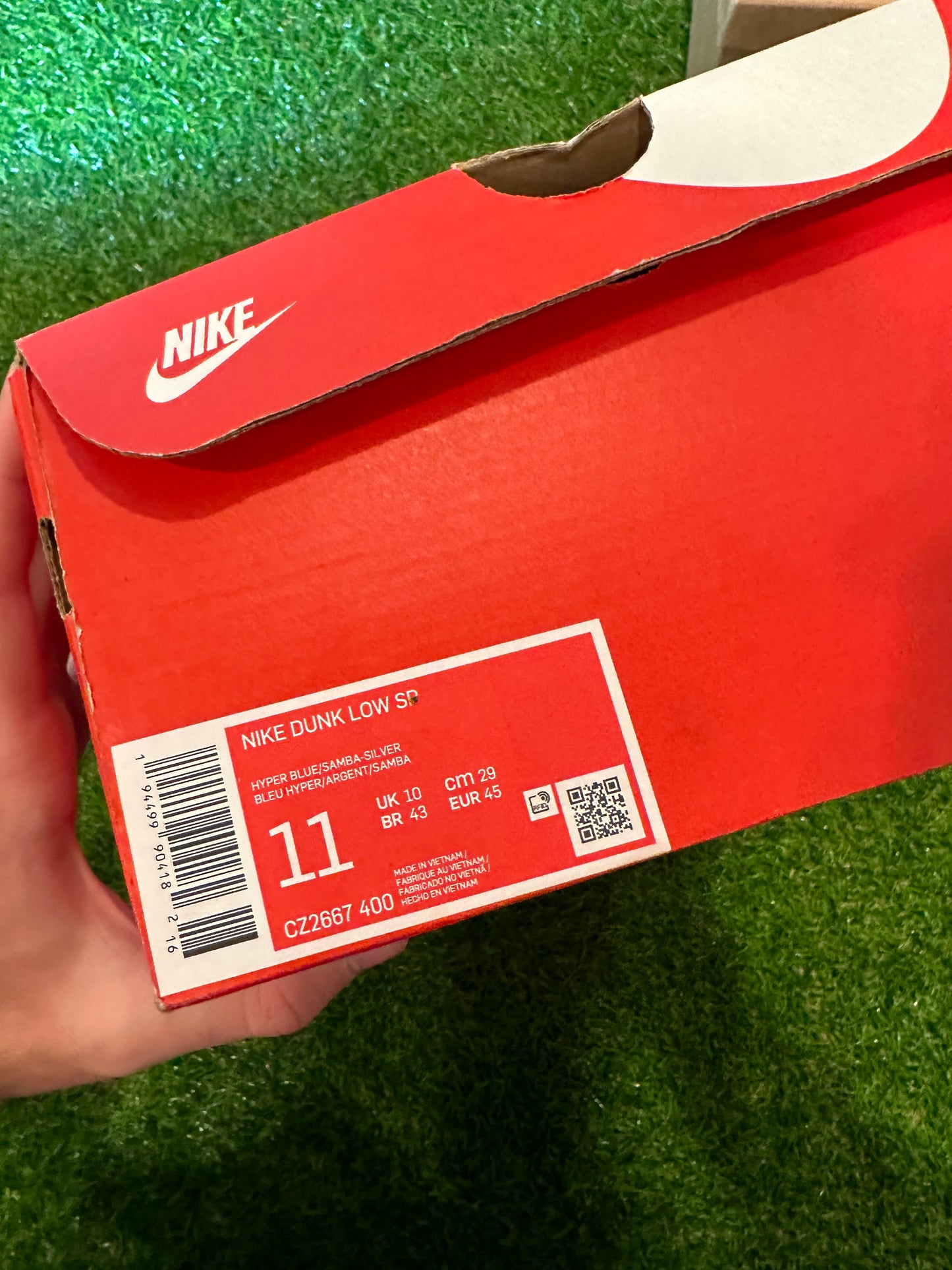 Size 11 - Nike Dunk Samba