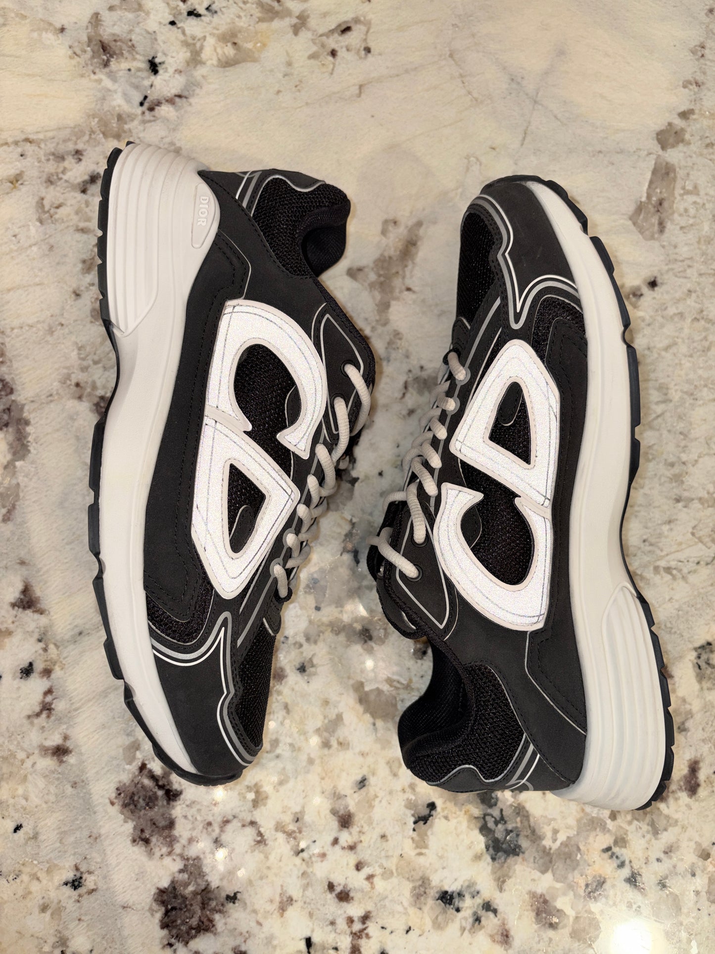 Size 9 - Dior B30 “Black/White” Sneakers
