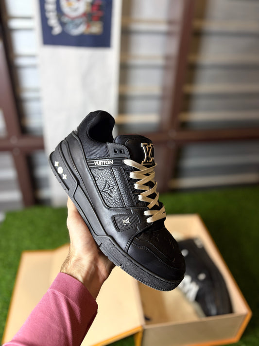 Louis Vuitton LV Trainer Black Sneakers | 8UK
