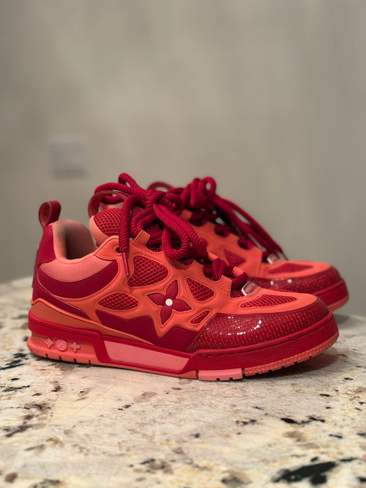 Louis Vuitton Skate Sneakers Red