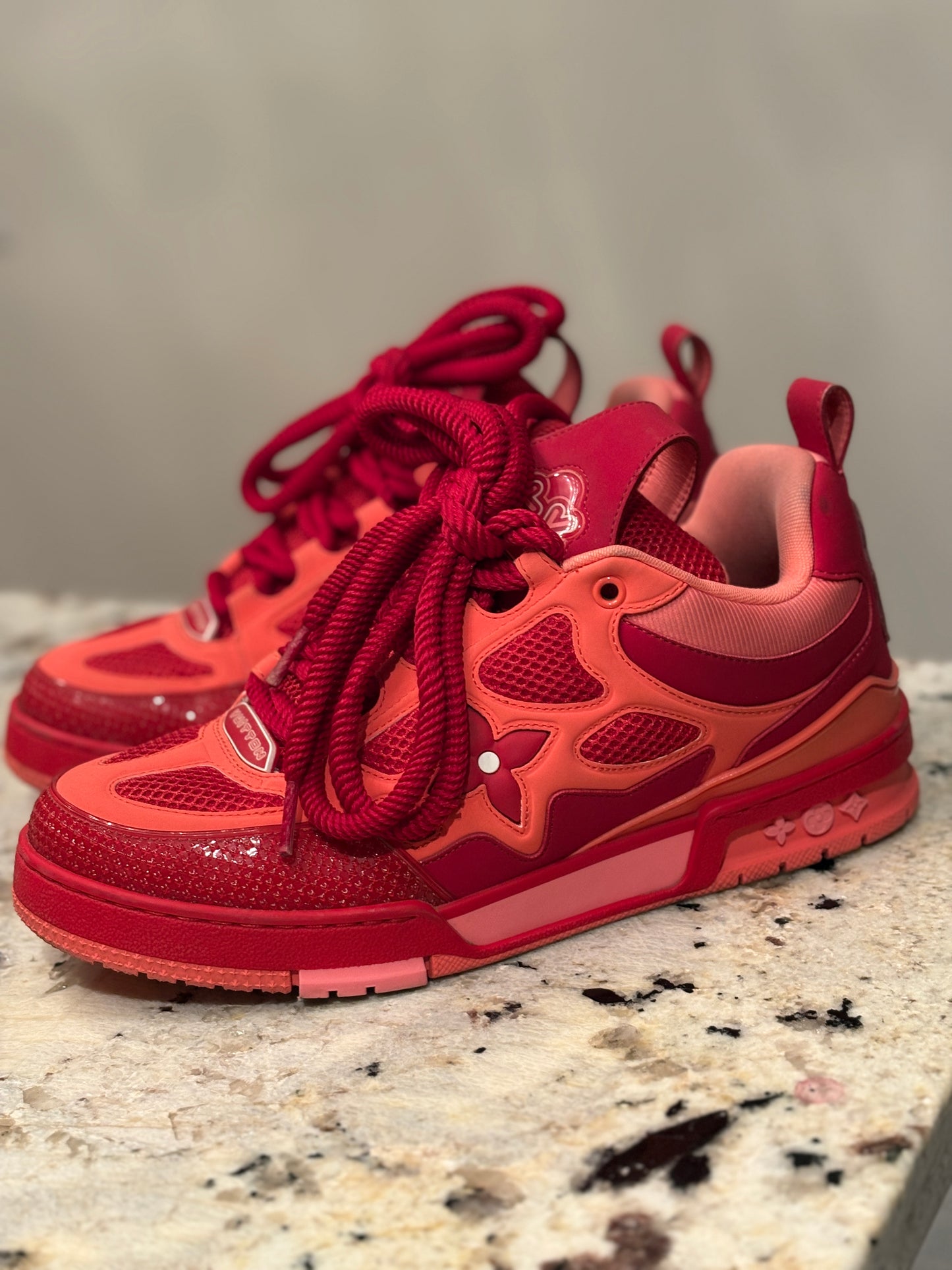 Louis Vuitton Skate Sneakers Red