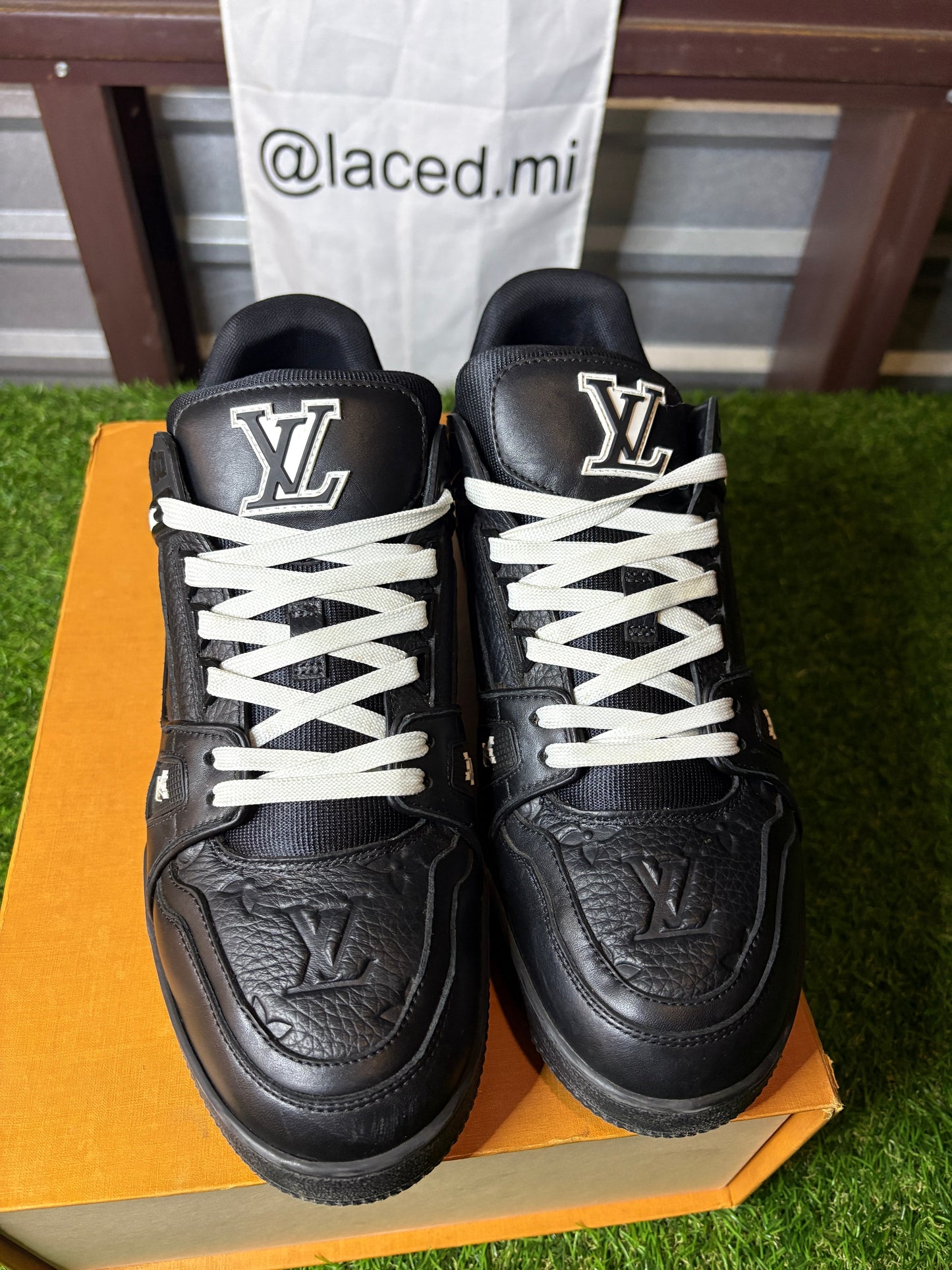 Louis Vuitton LV Trainer Black Sneakers | 8UK