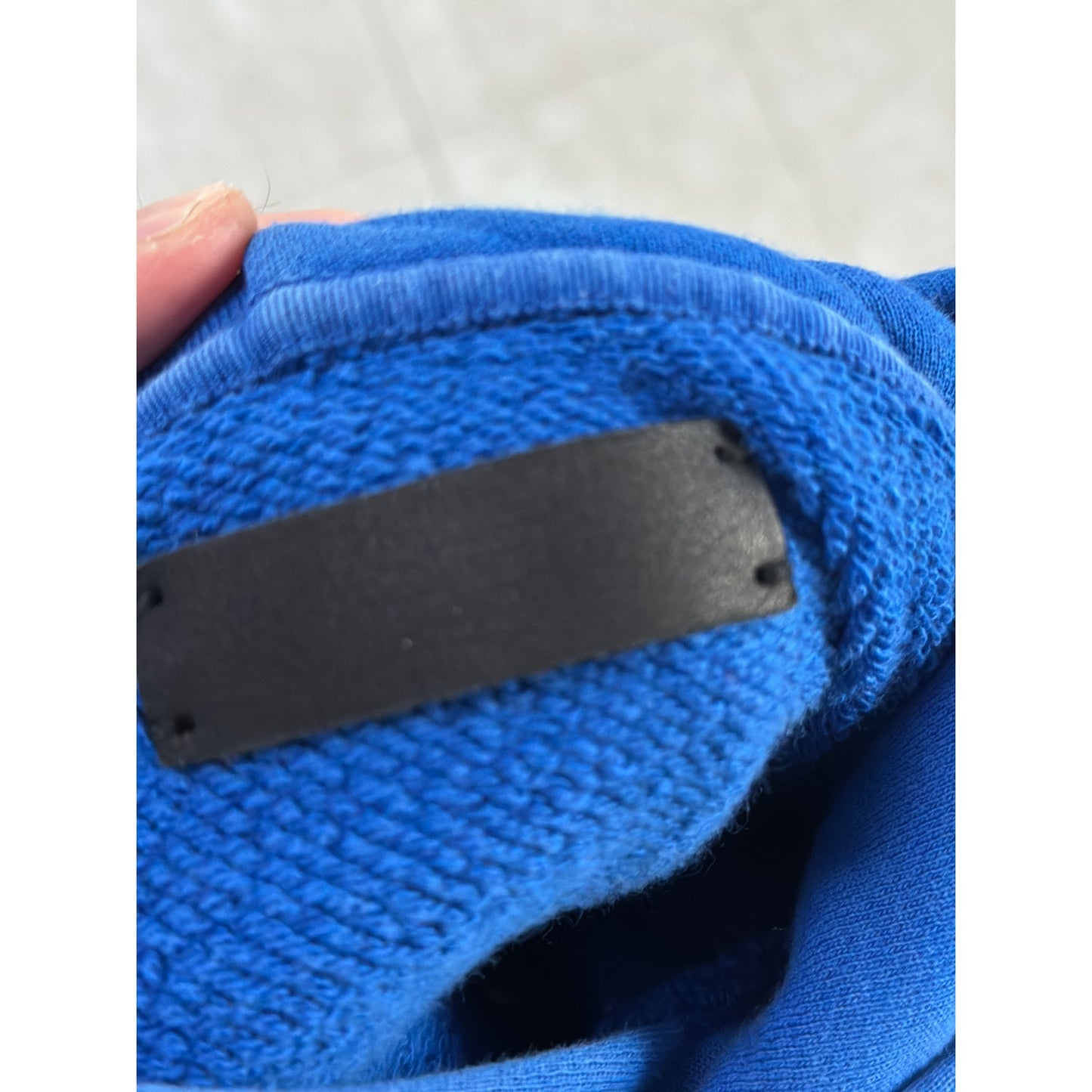 XL - AMIRI Embroidered Paint Drip Core Logo Hoodie Blue
