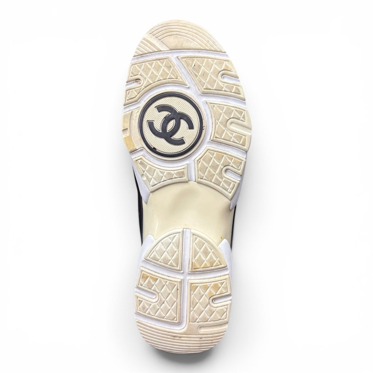 Chanel Black Neoprene CC Logo Sneakers | Size 43(10US)
