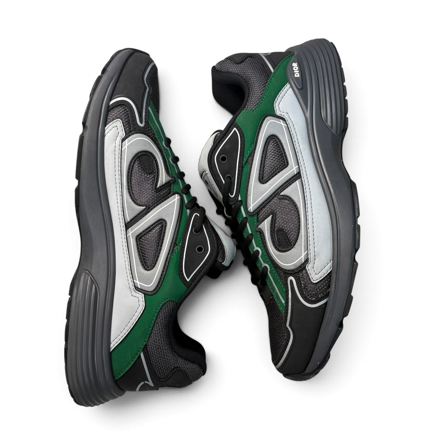 Dior B30 Deep Green / Black / Grey Sneakers | Size 45 (12US)