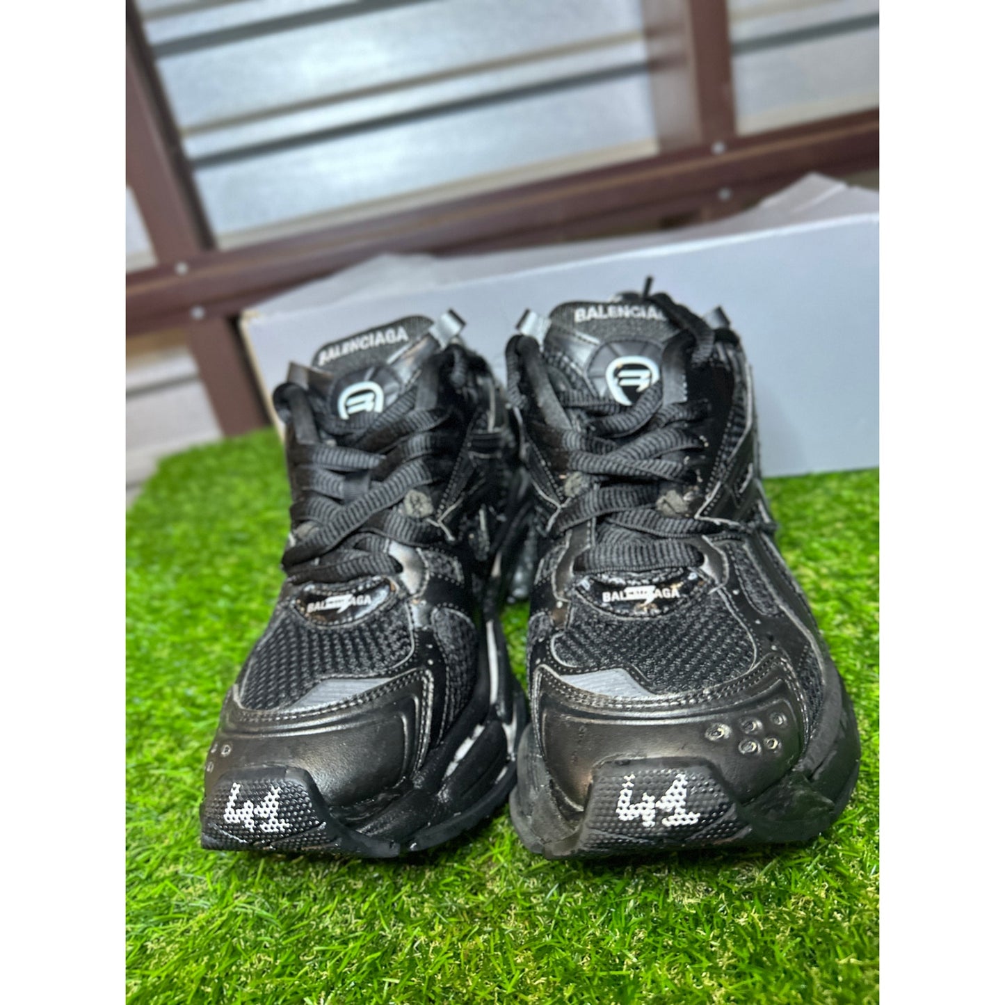 Size 8 - Balenciaga Runner Black Sneakers