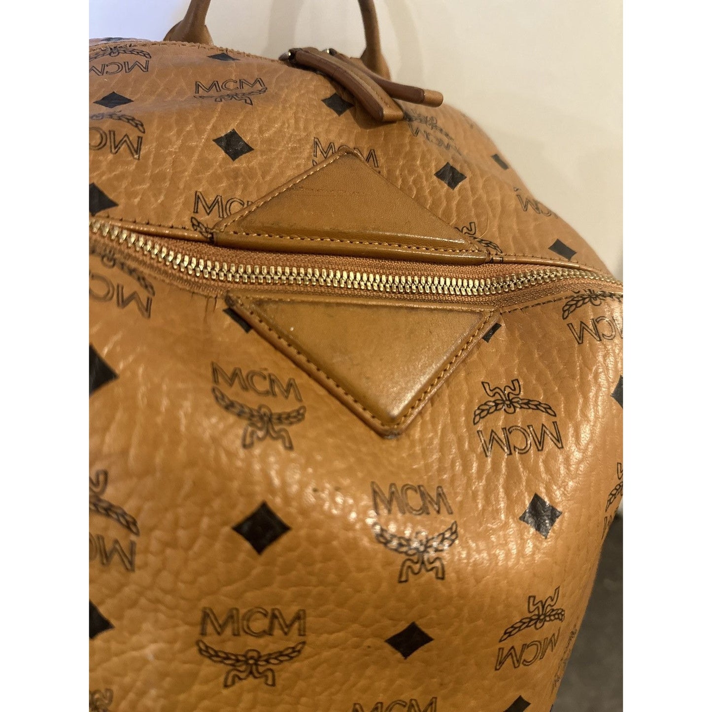 MCM monogram bag backpack - regular sized