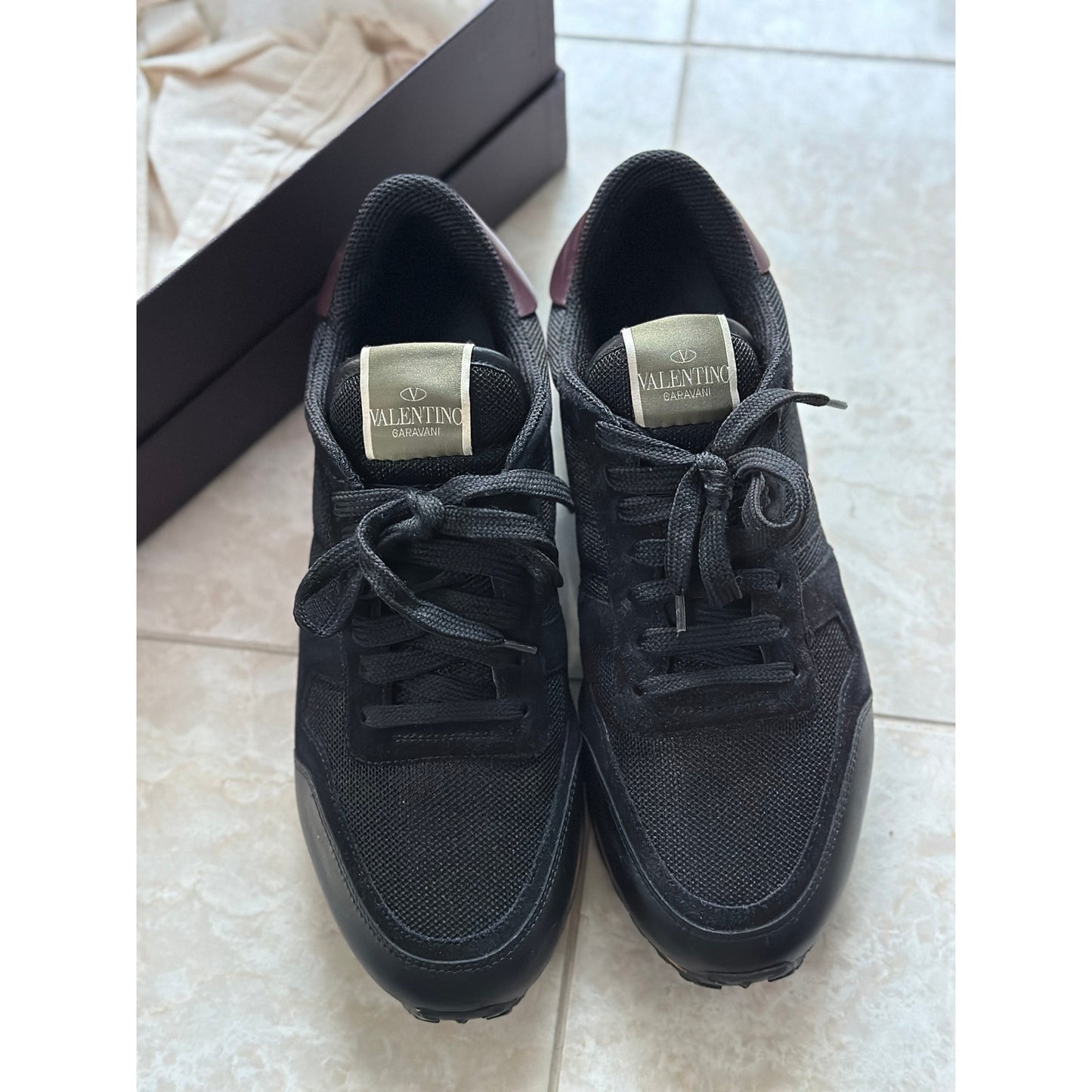 Size 8 - Valentino Garavani Rockrunner mesh sneakers