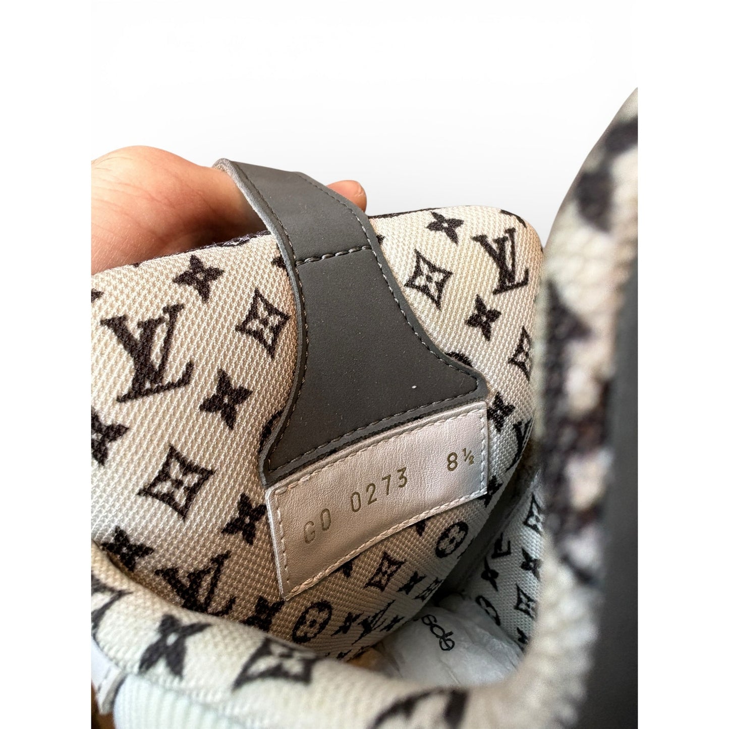 Louis Vuitton LV Skate Sneakers Grey White | Size 8.5LV