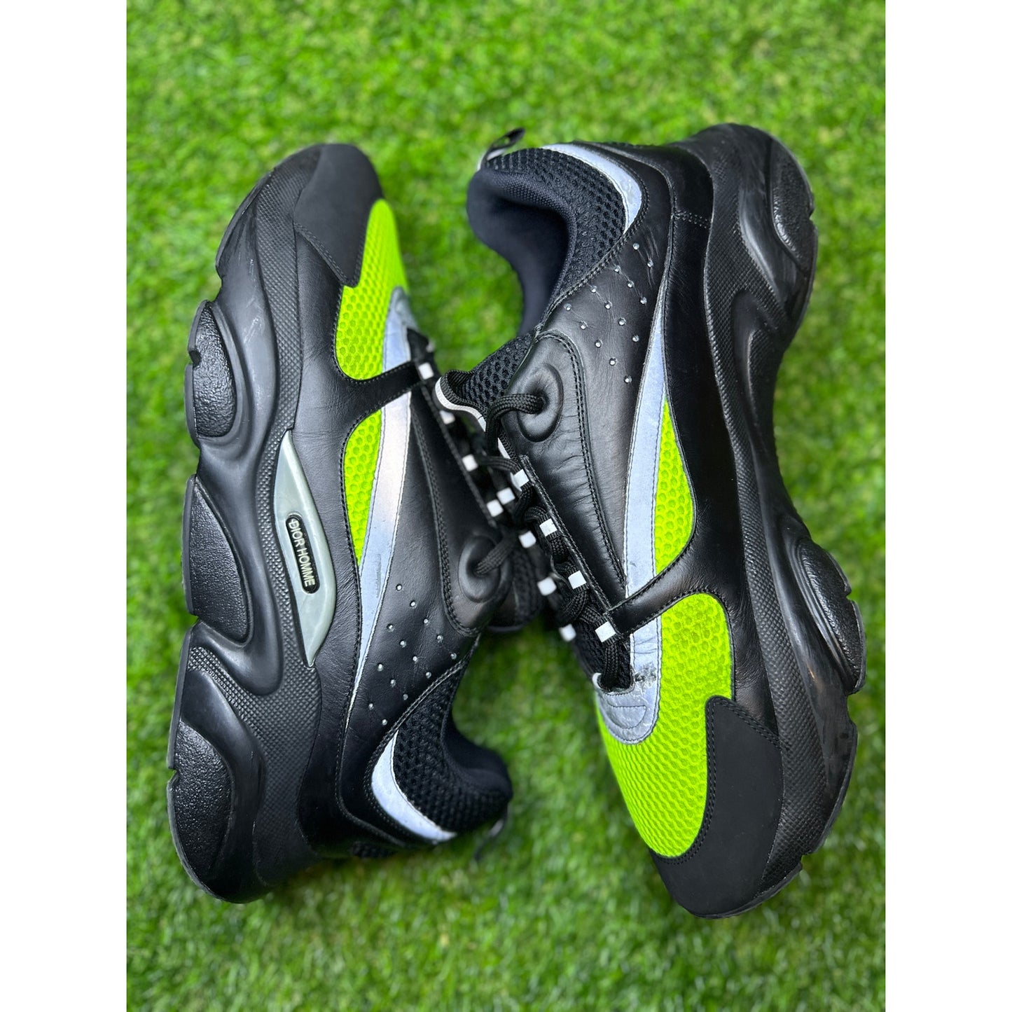 Dior B22 Black\Neon Sneakers