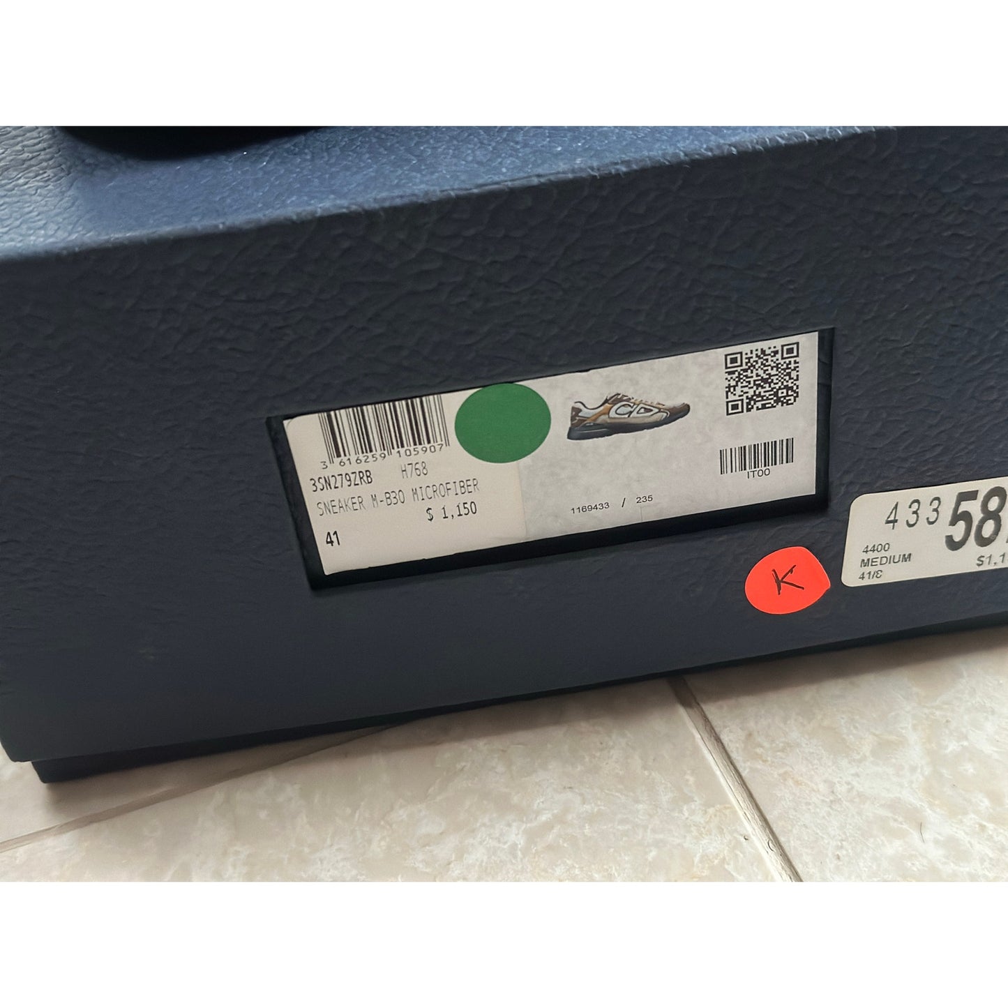 Size 8 - Dior B30 “Brown Beige Orange” Sneakers