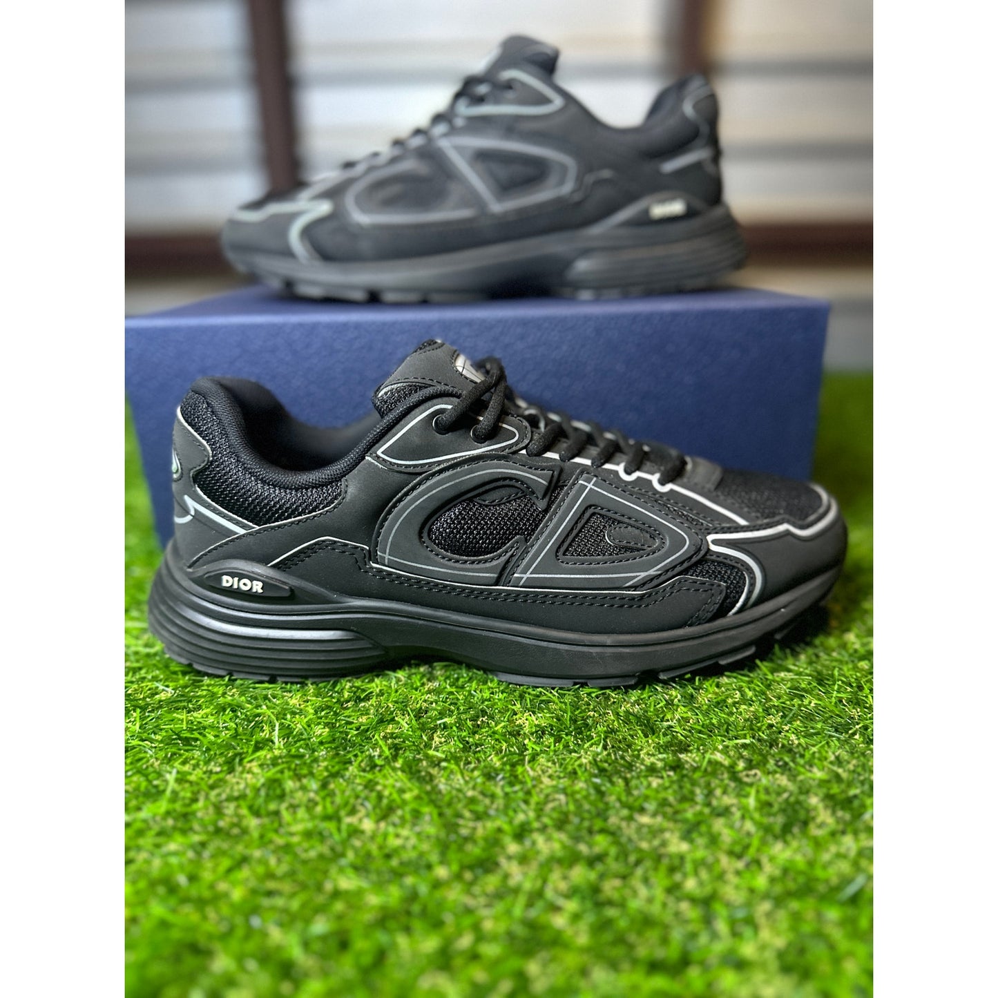 Size 10 - Dior B30 Black Sneakers