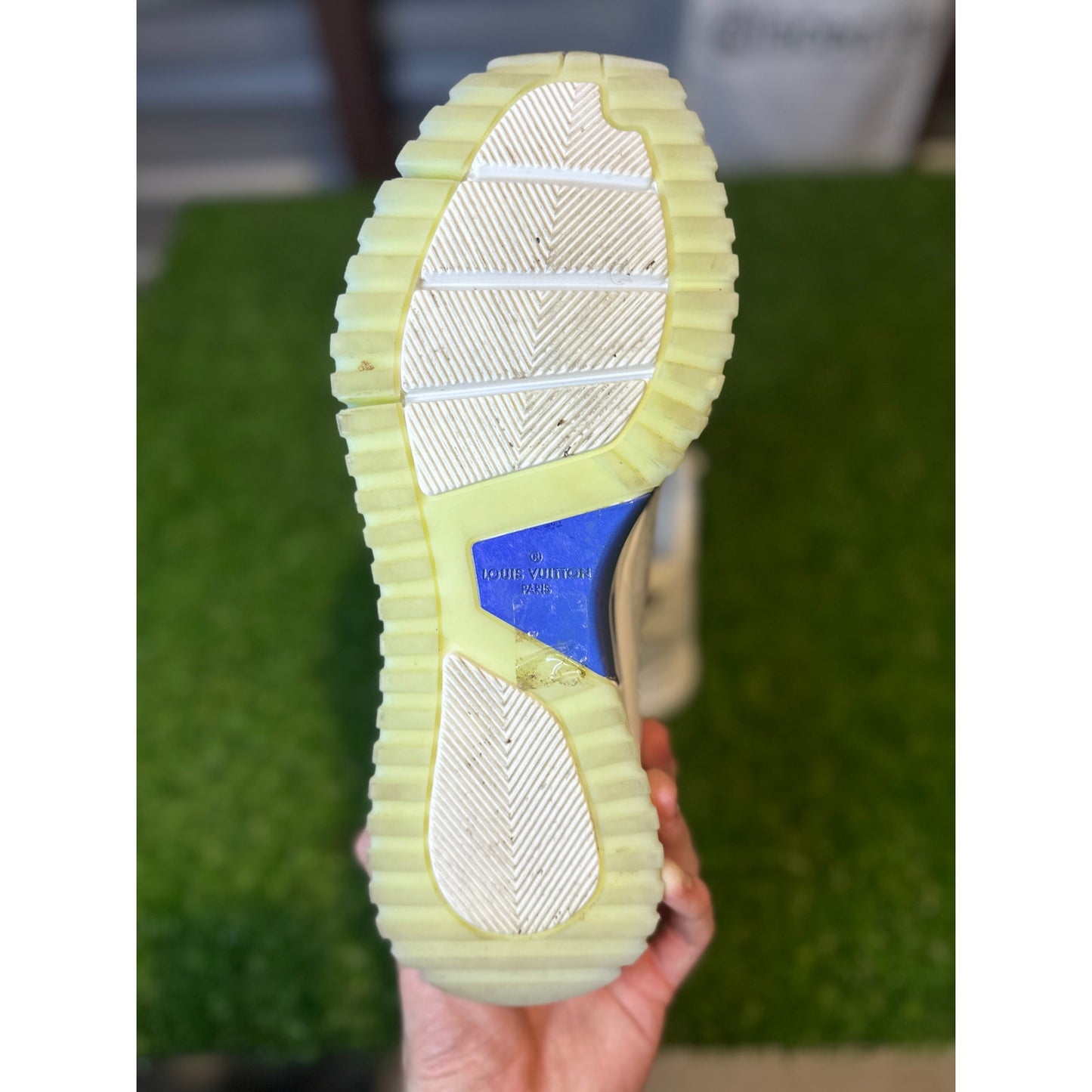 LOUIS VUITTON V.N.R Technical Knit Fabric Sneakers | M 8.5US