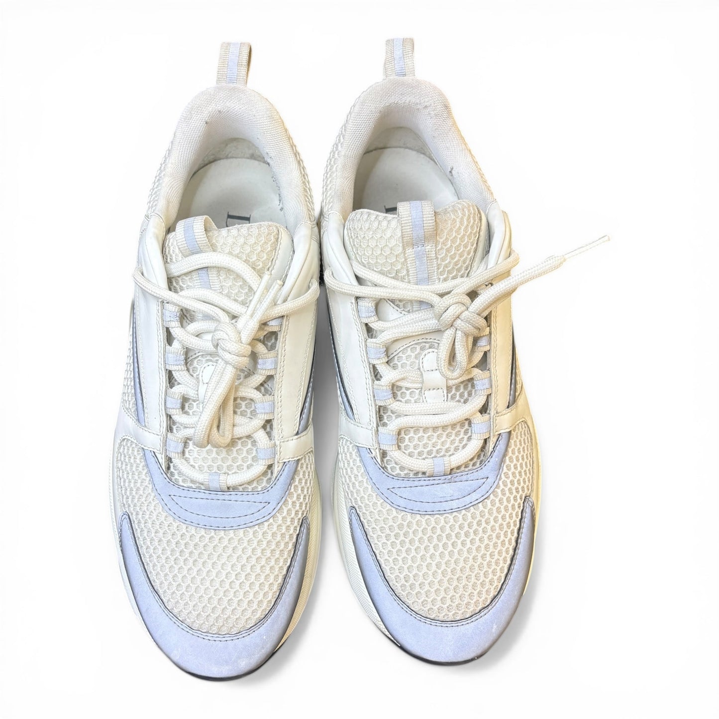 Dior B22 Reflective Low Top White Sneakers | Size 44 (11US)