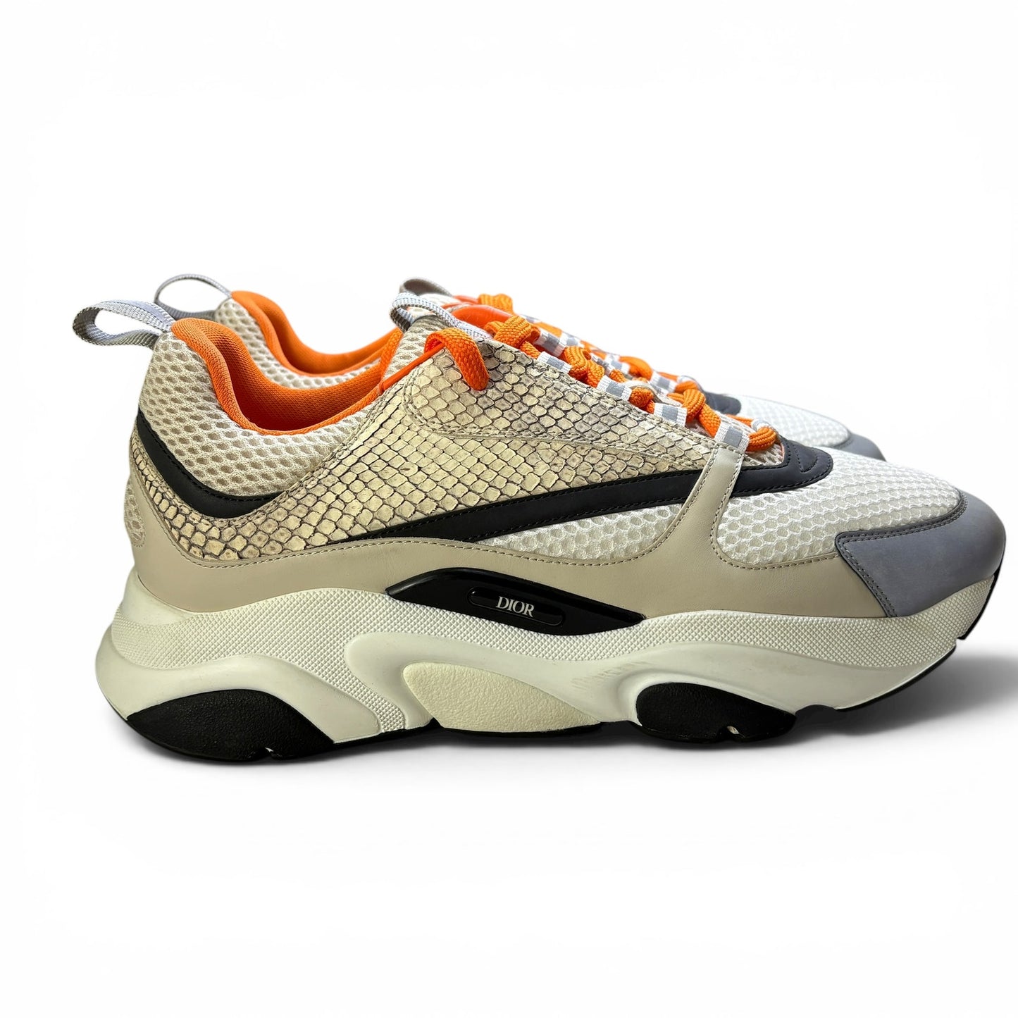 Size 11 - Dior B22 Python Beige Sneakers