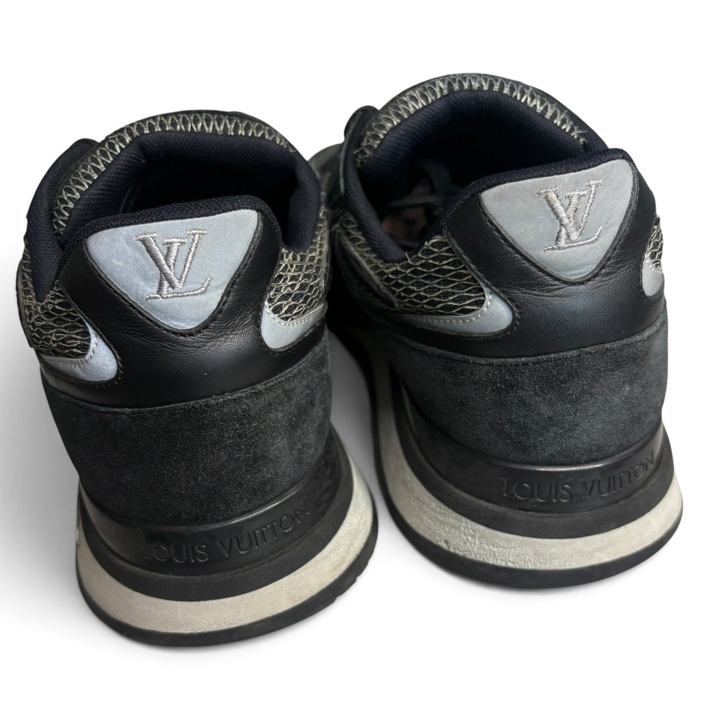 Louis Vuitton Runaway Black Suede Mesh Trainer
