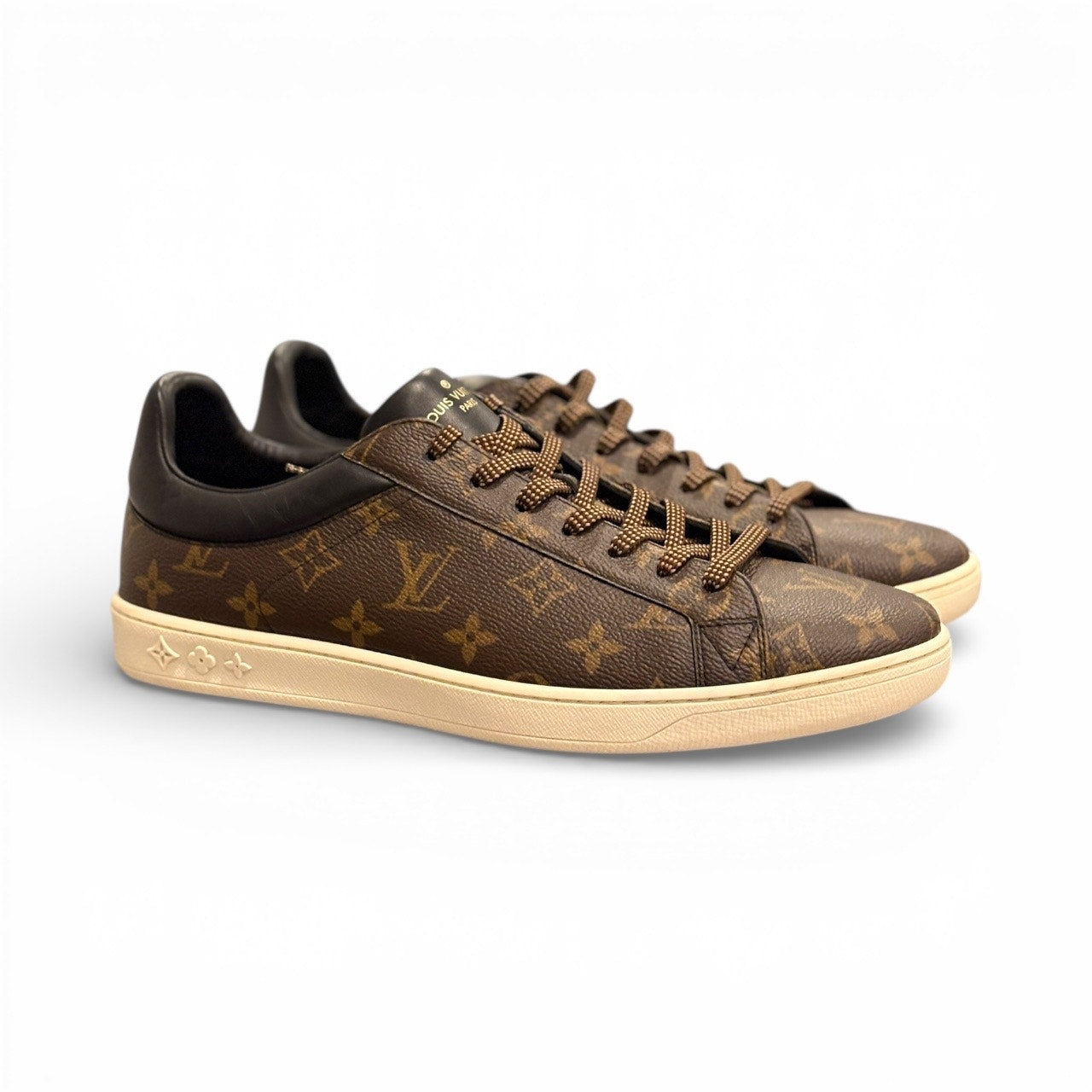 Size 9.5 - Louis Vuitton Luxembourg Monogram canvas Sneakers