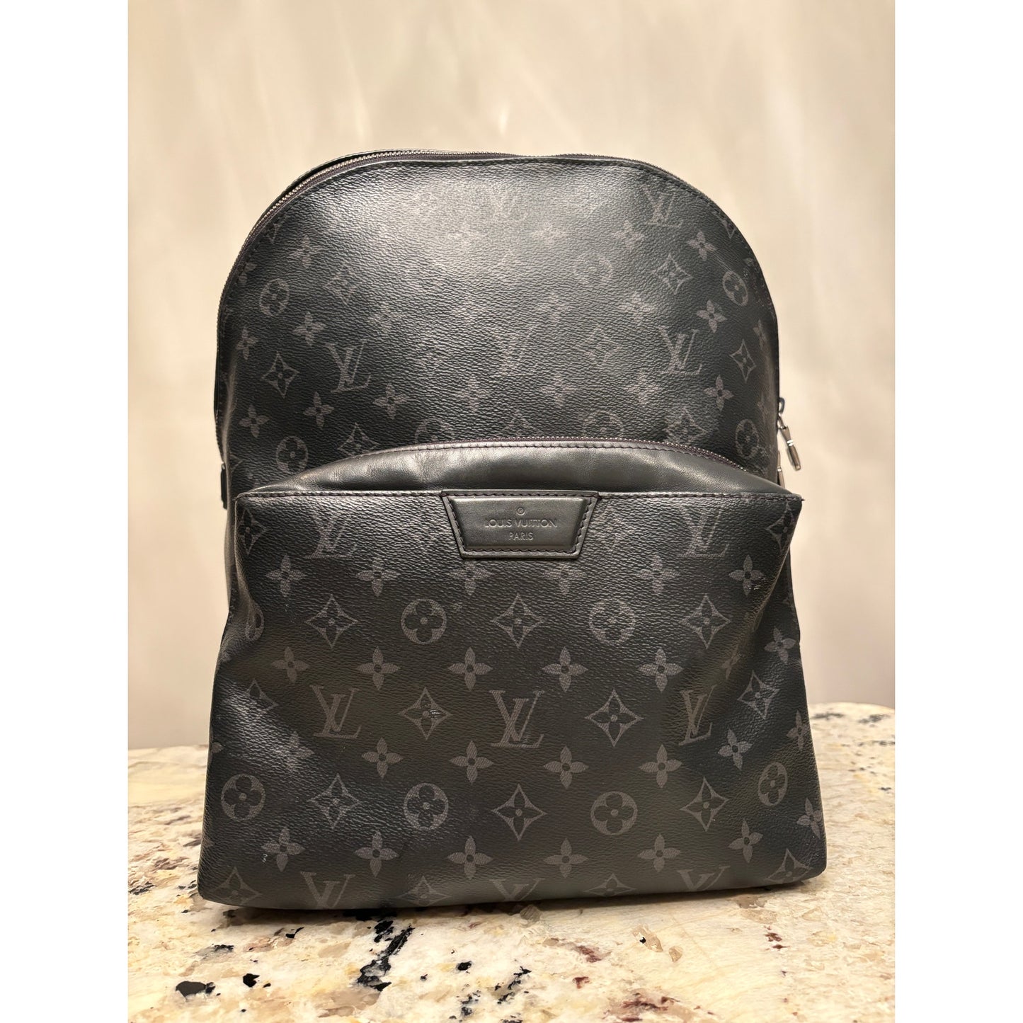 LOUIS VUITTON Monogram Eclipse Discovery Backpack $3000 MSRP