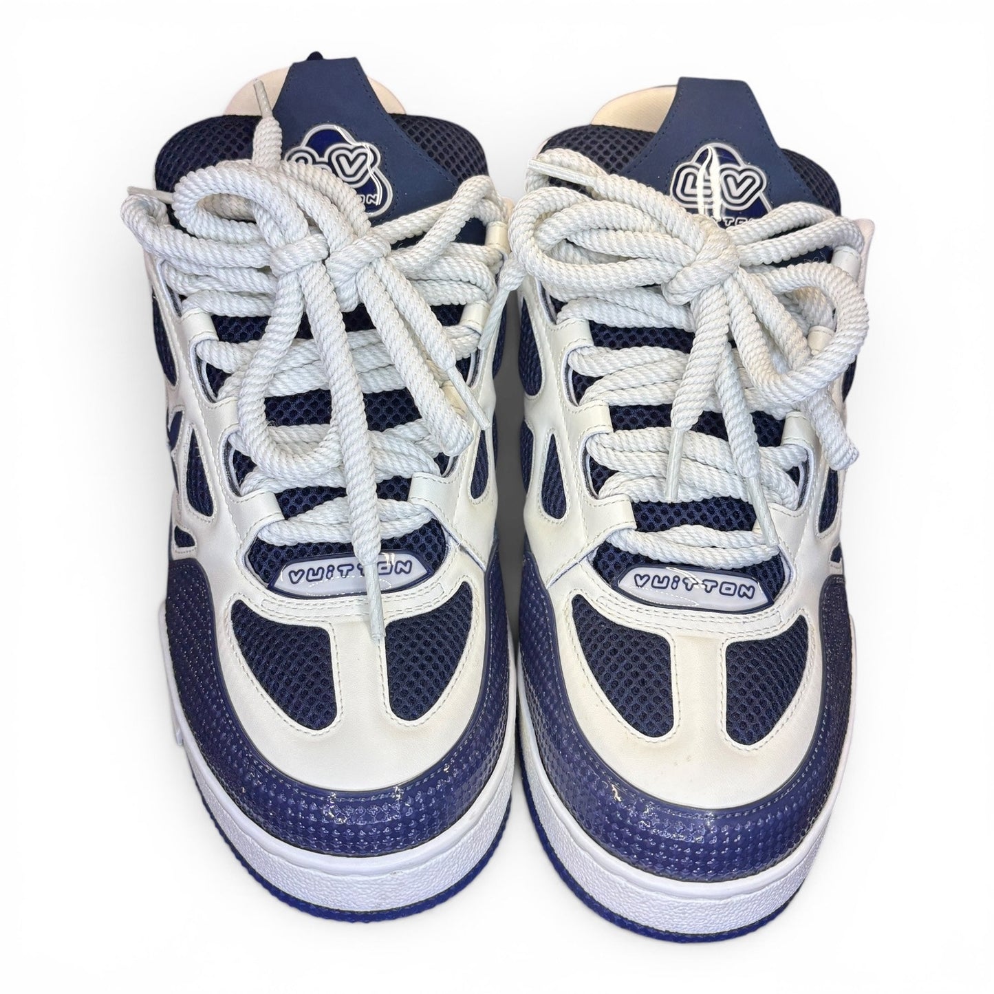 Louis Vuitton LV Skate Blue / White Sneakers | Size 9LV