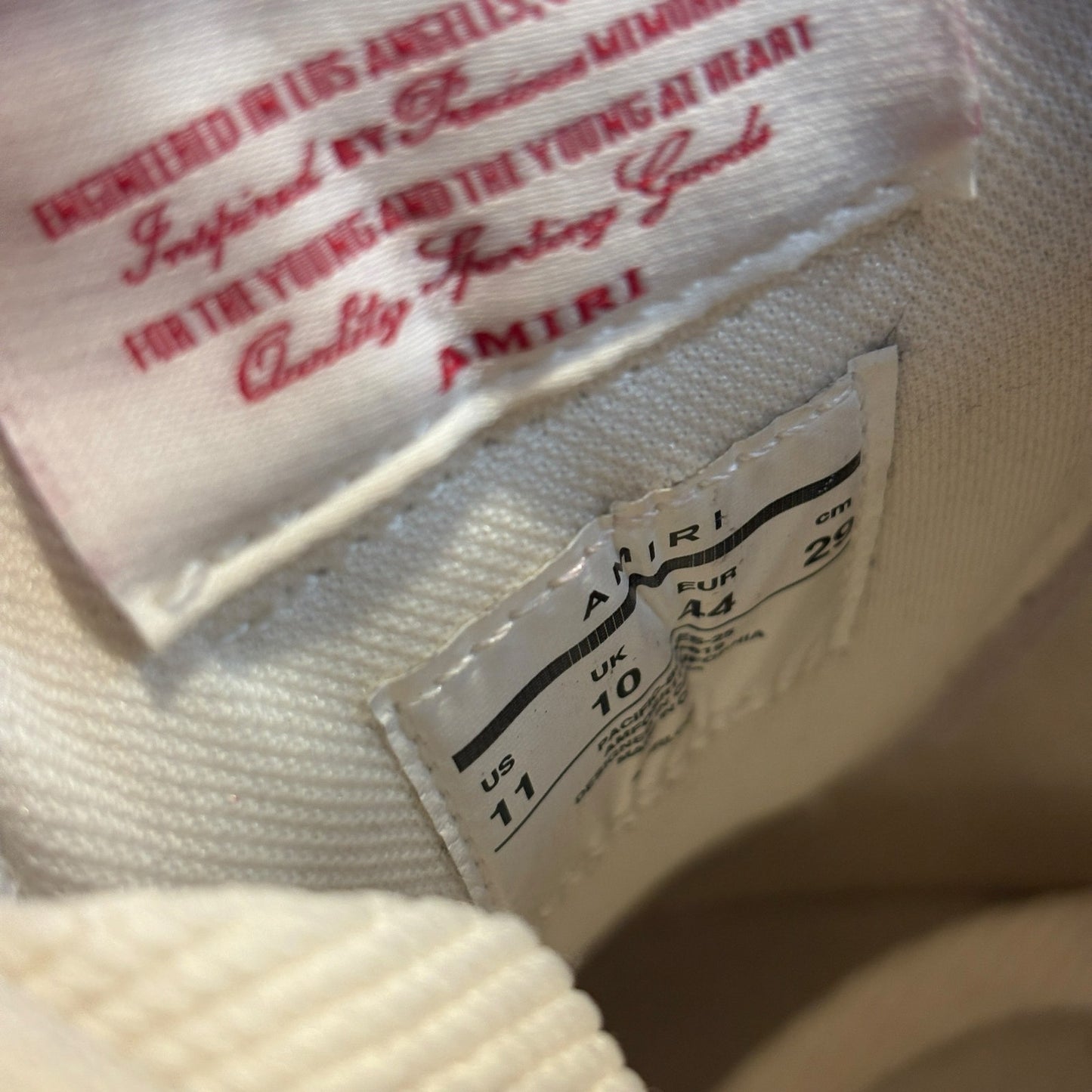 Amiri Pacific ‘Bones - Varsity Red’ Skel Top | Size 44(11US)