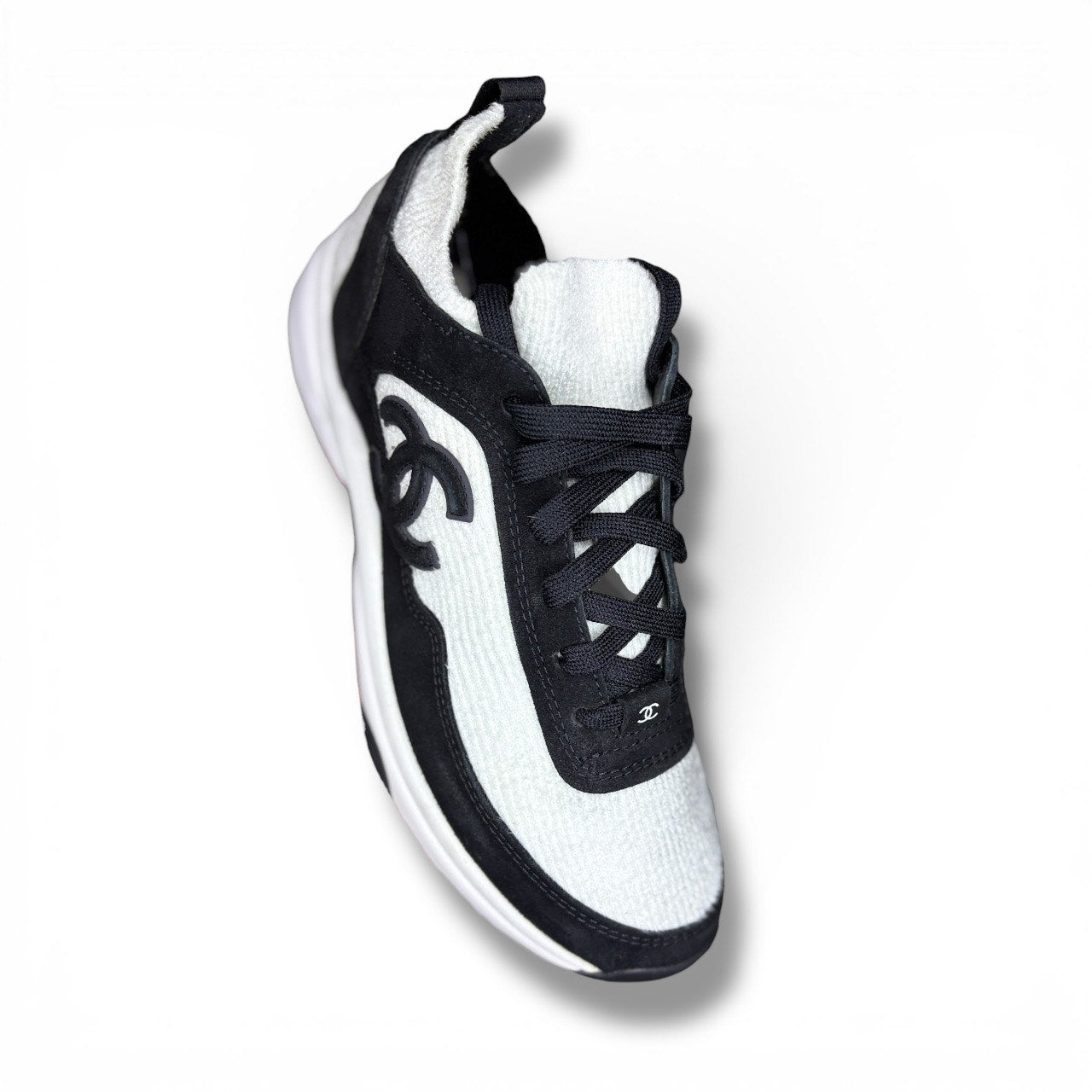 Chanel Low Top Interlocking CC Trainer (Women's)