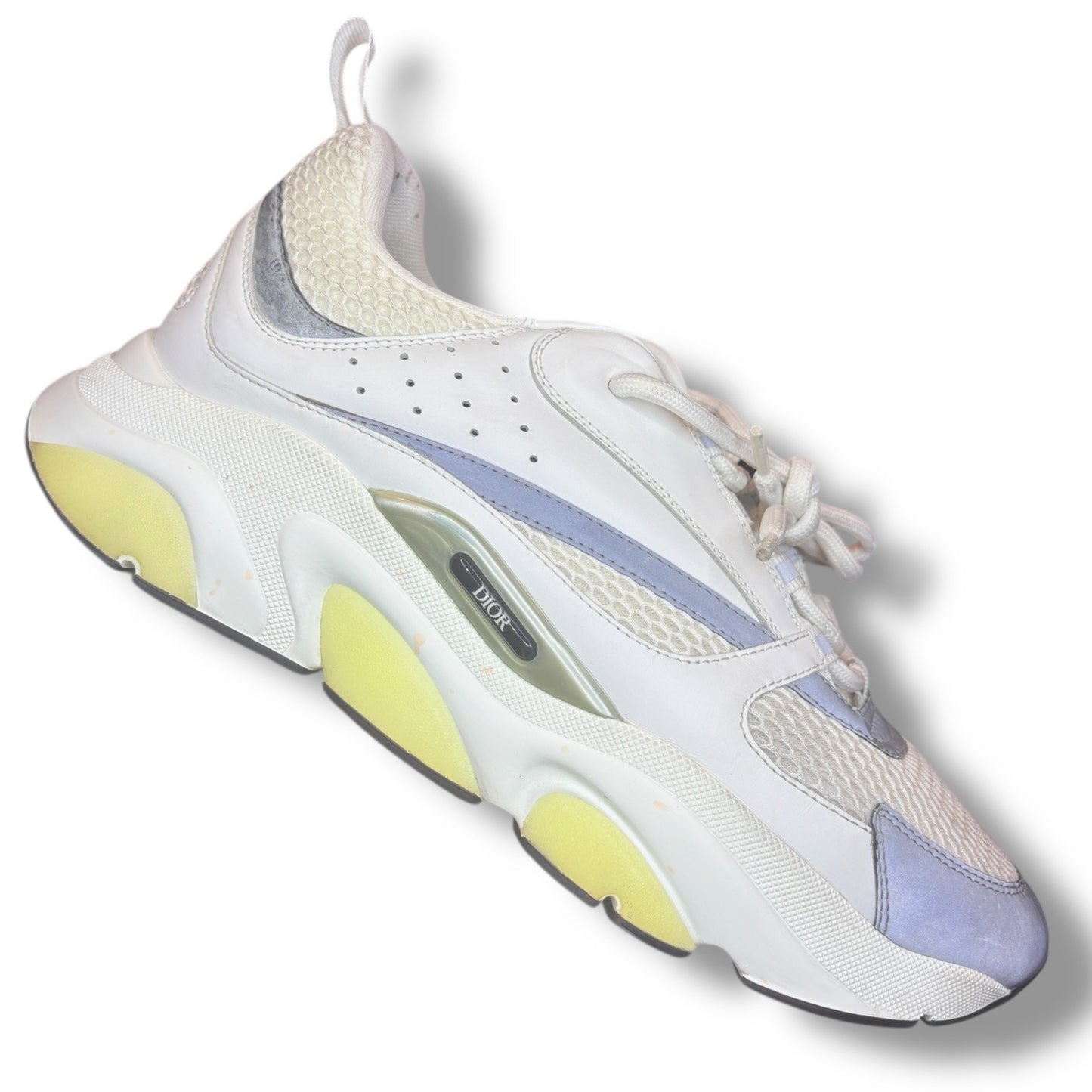 Dior B22 Reflective Low Top White Sneakers | Size 43 (10US)