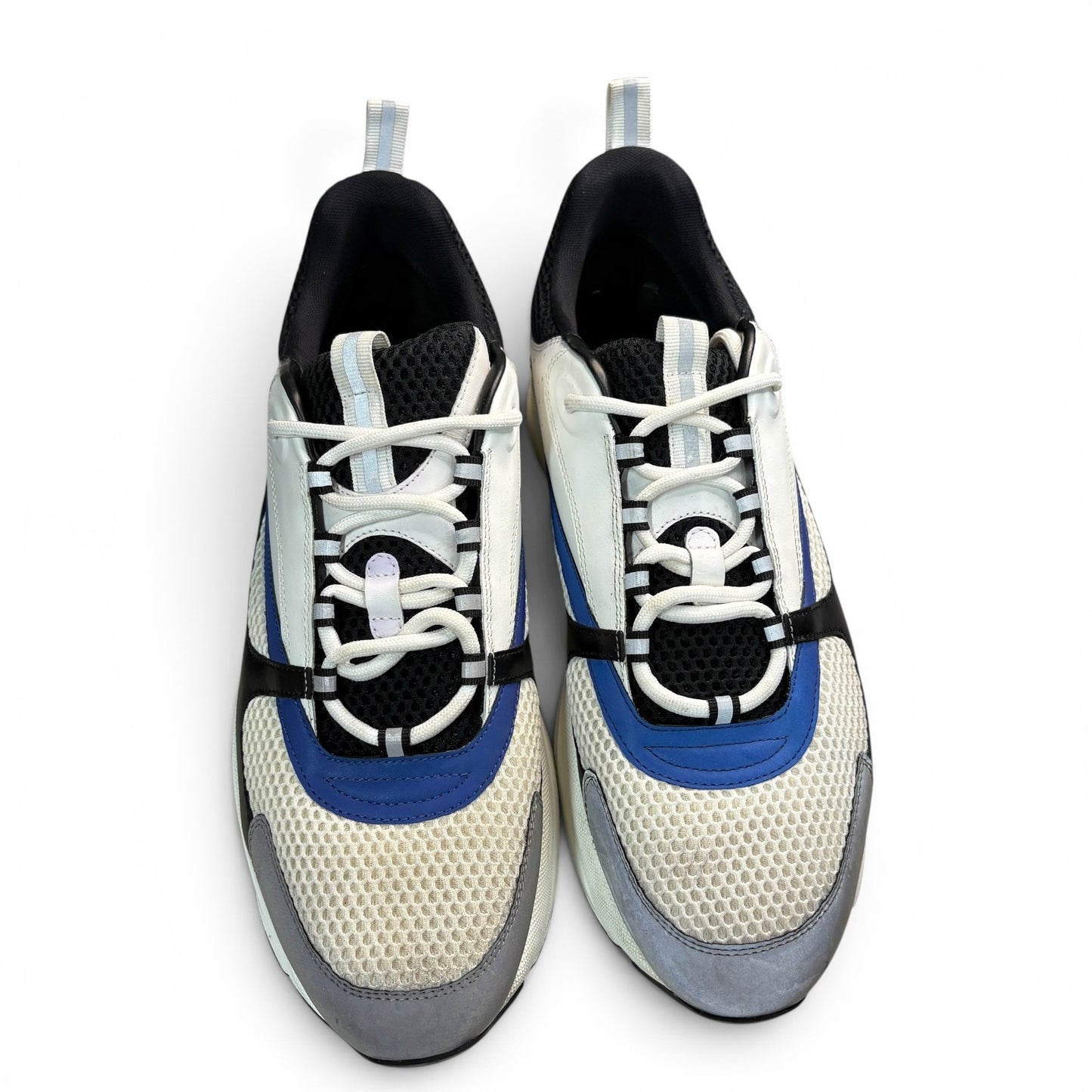 Dior B22 Reflective Low Top Blue Sneakers | Size 47 (14US)