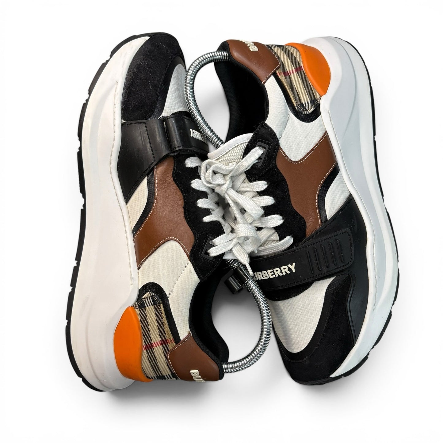 Burberry Regis Black Archive Beige Brown White | SIze 11US