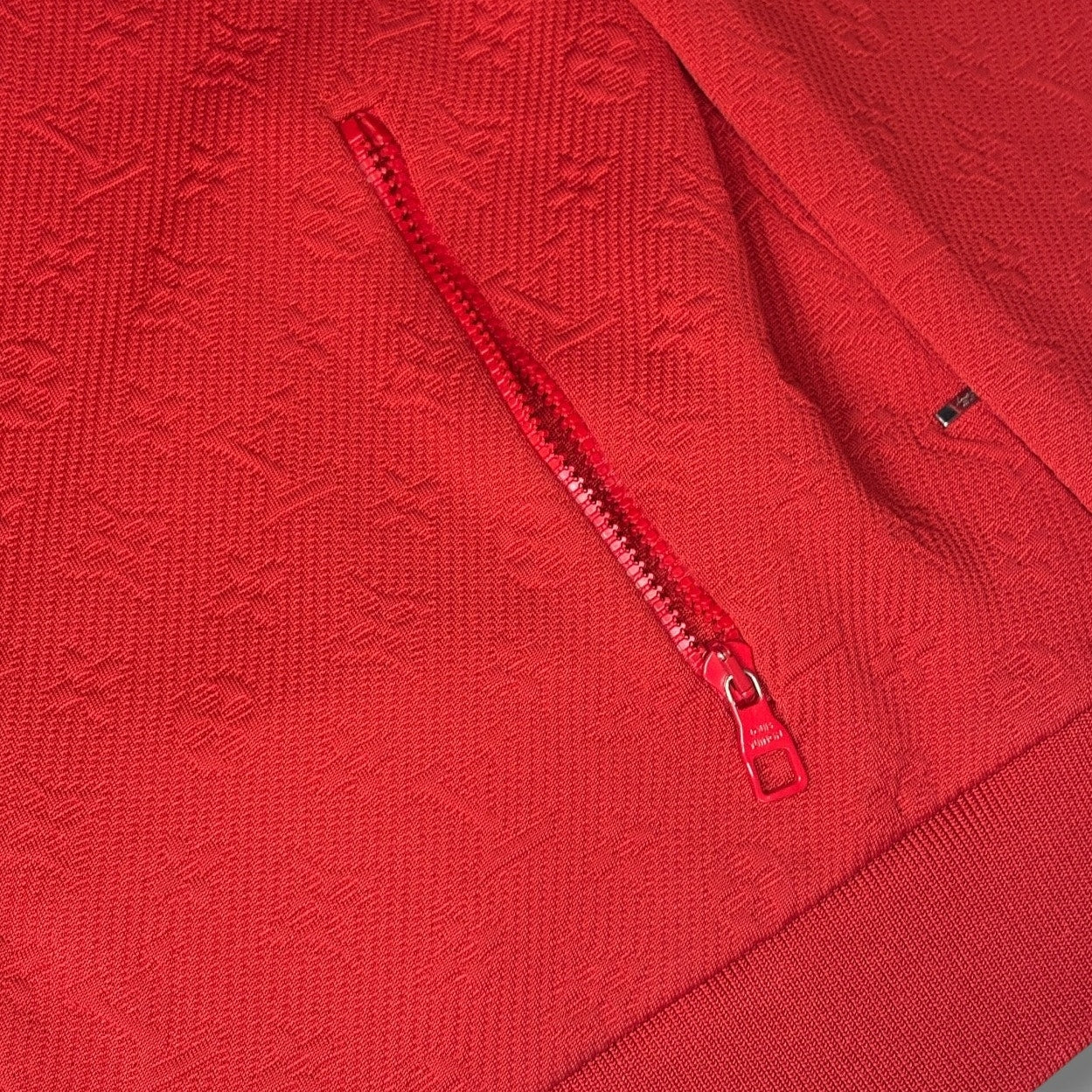 Louis Vuitton Red Monogram Track Jacket | Size XL