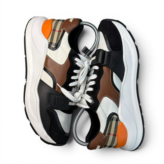Burberry Regis Black Archive Beige Brown White | SIze 11US