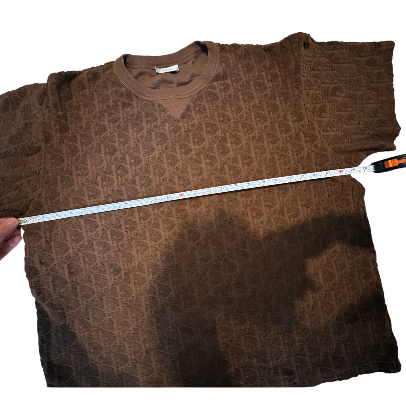 Dior Brown Oblique Towel T-Shirt