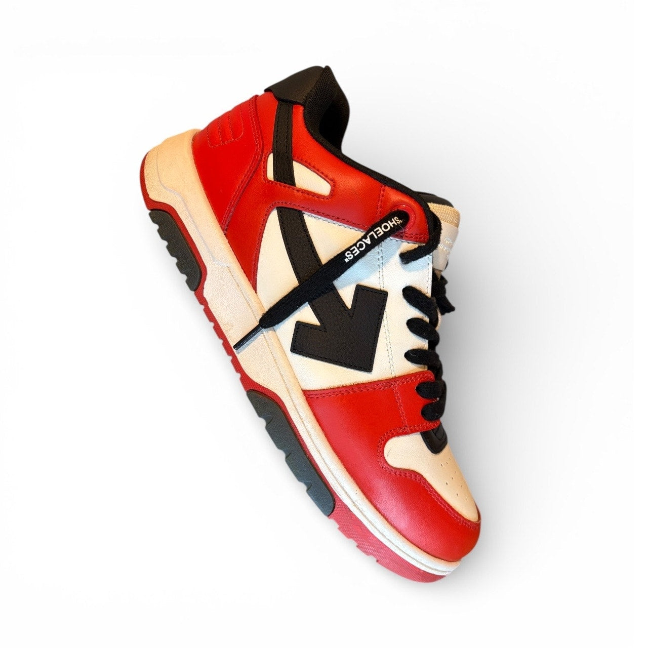 Off-White Out Of Office Men's Sneakers Red White Black 12US