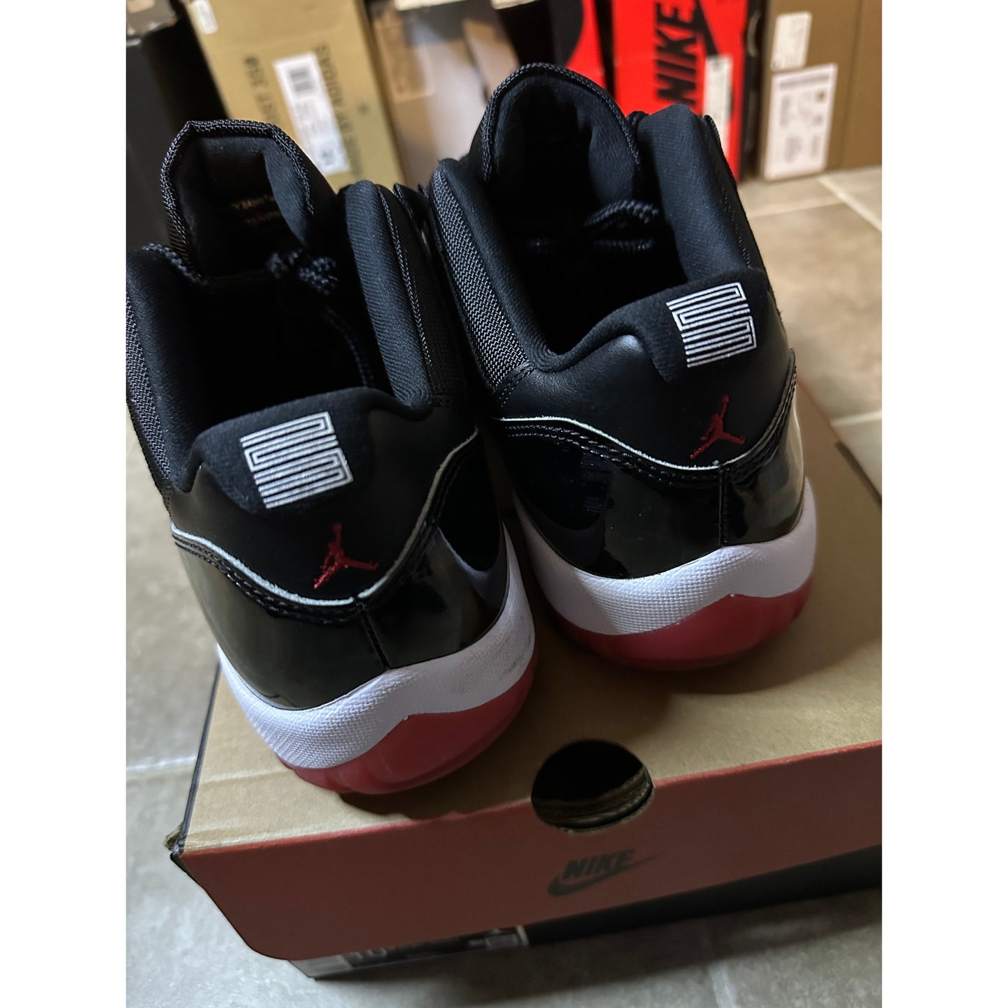 Size 10.5 - Jordan 11 Low "Bred" 2025
