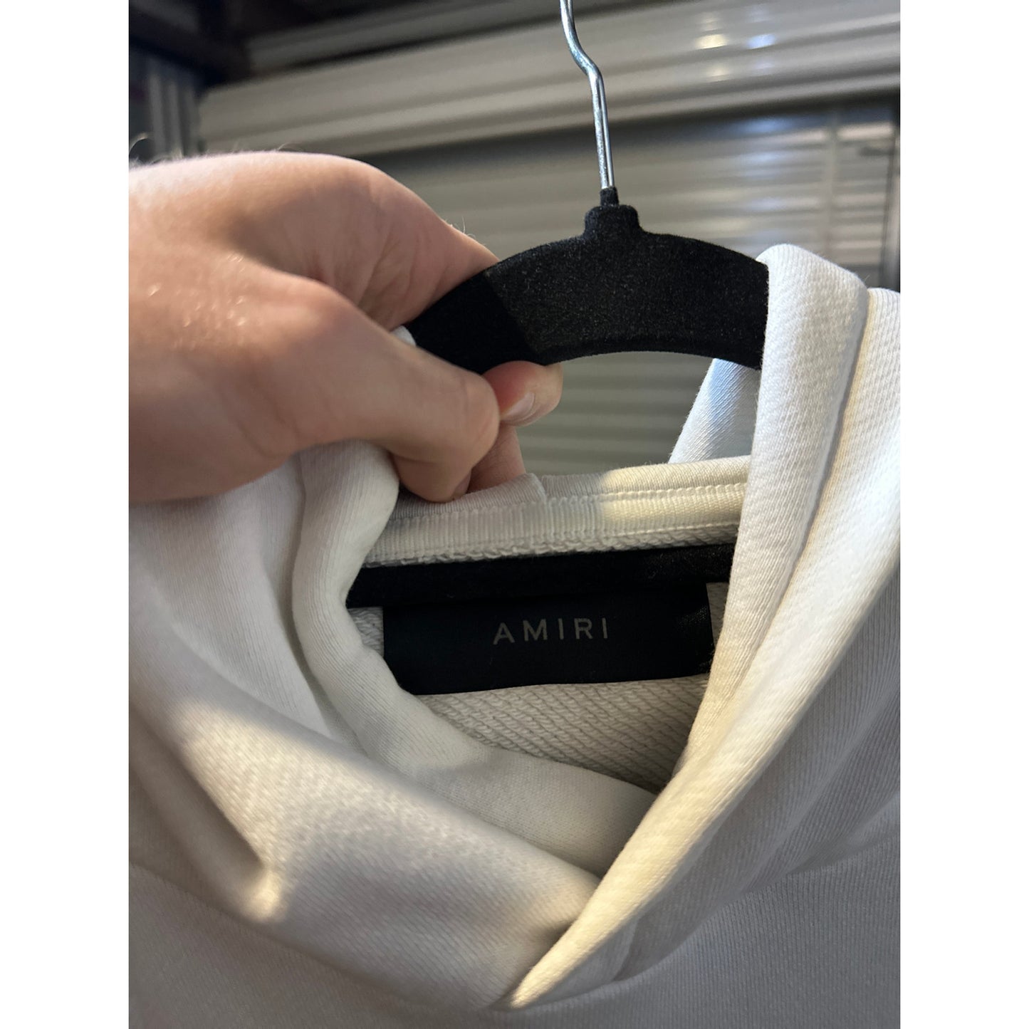 XL - Amiri Crystal Ball Hoodie Black / White