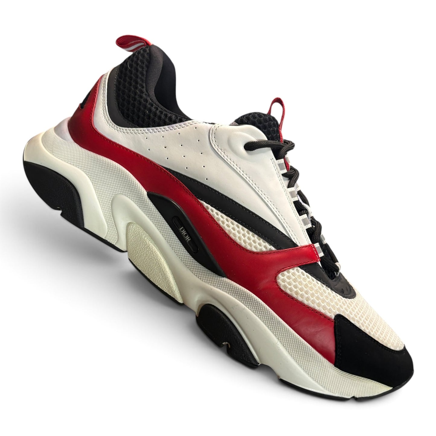 Dior B22 Reflective Red / White Sneakers | Size 49 (15US)