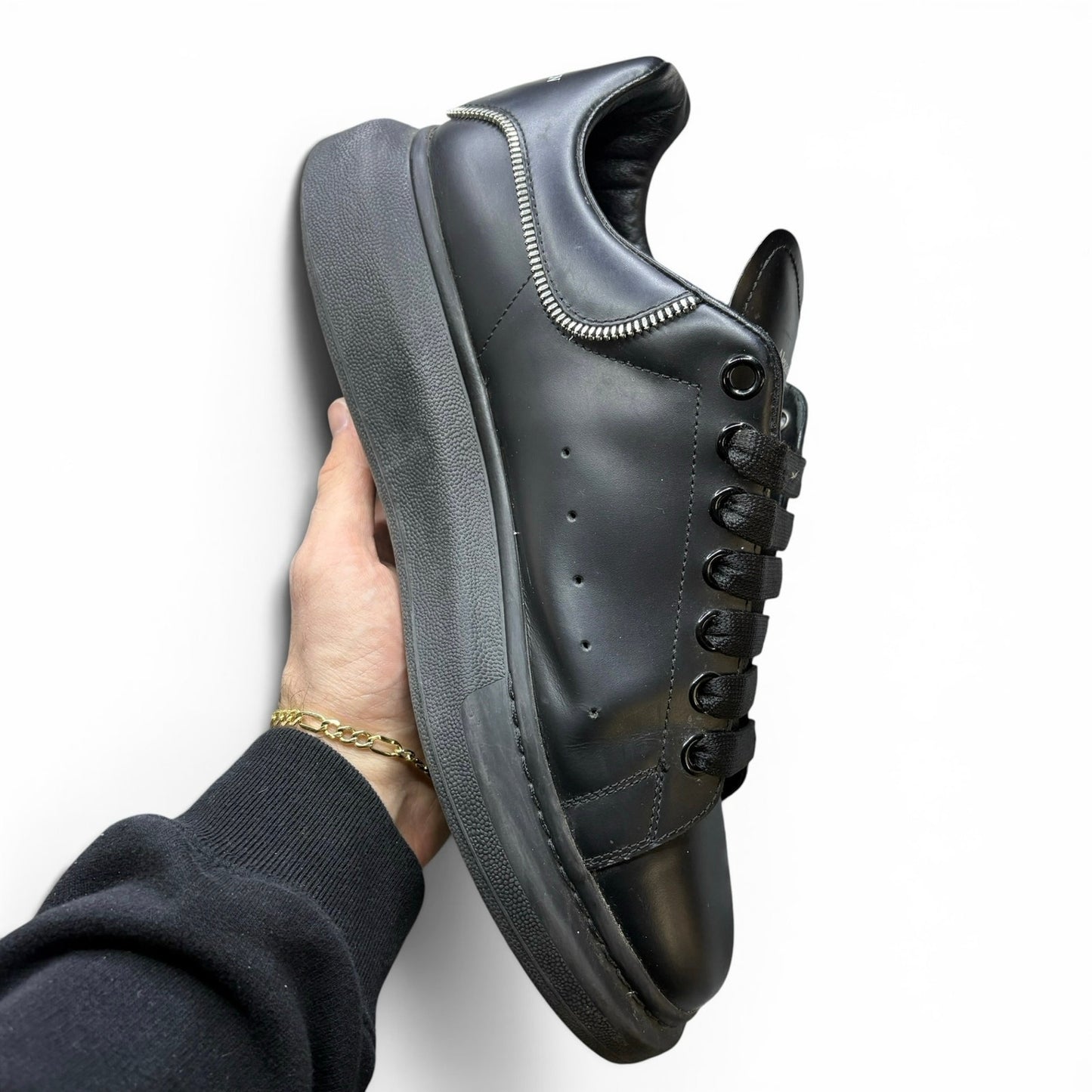 Alexander McQueen Oversized Black Sneakers | Size 43(10M)