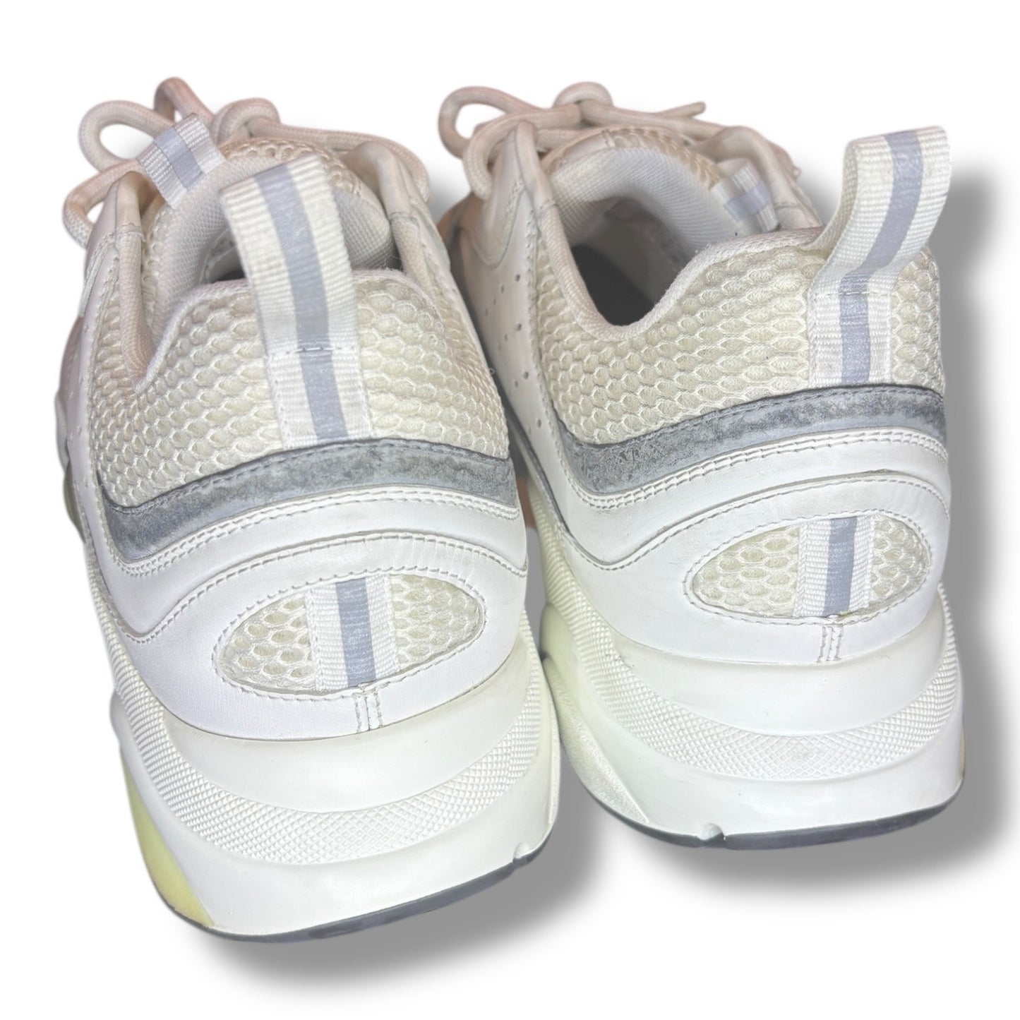Dior B22 Reflective Low Top White Sneakers | Size 43 (10US)