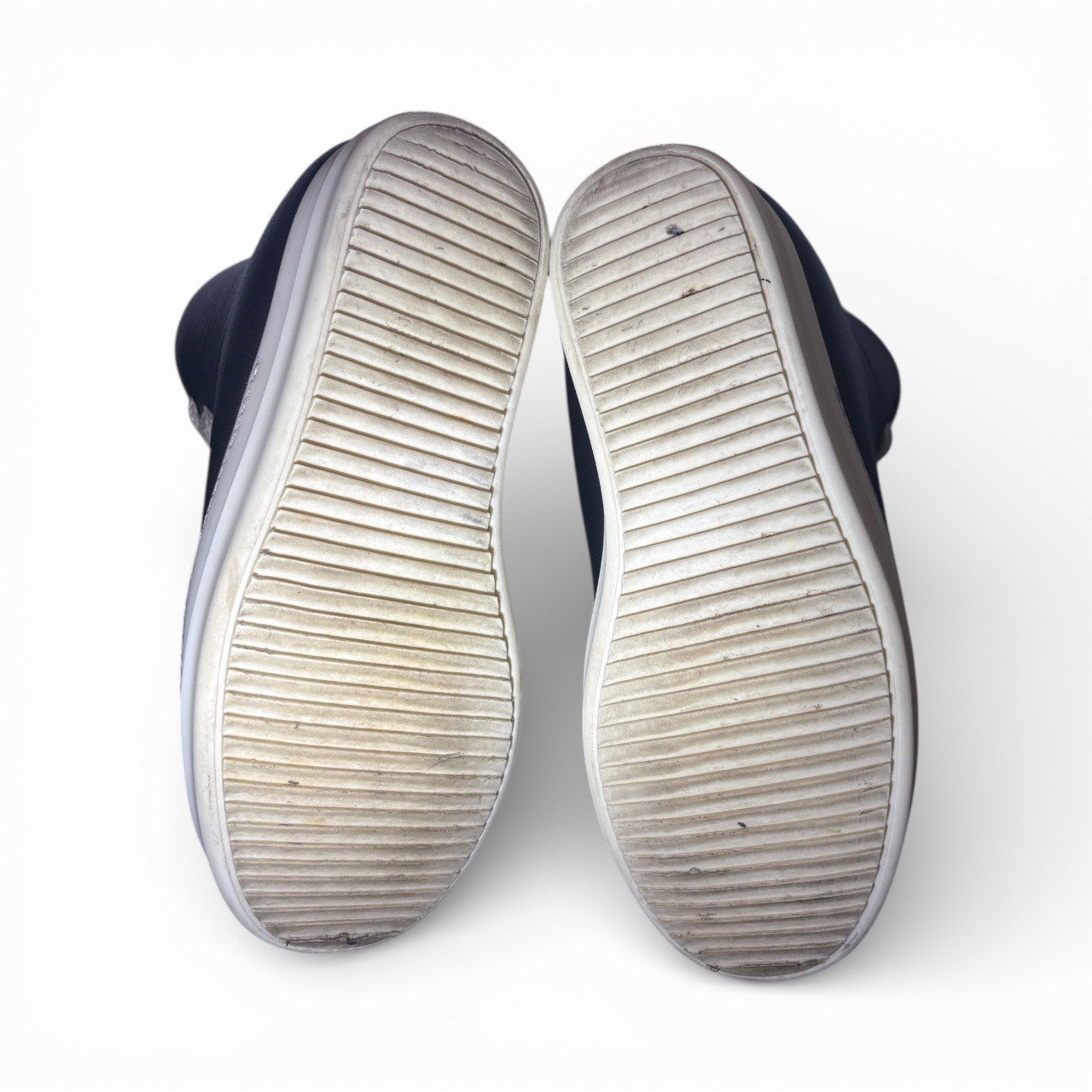 Size 9 - Rick Owen Jumbo Lace Padded Sneakers Black