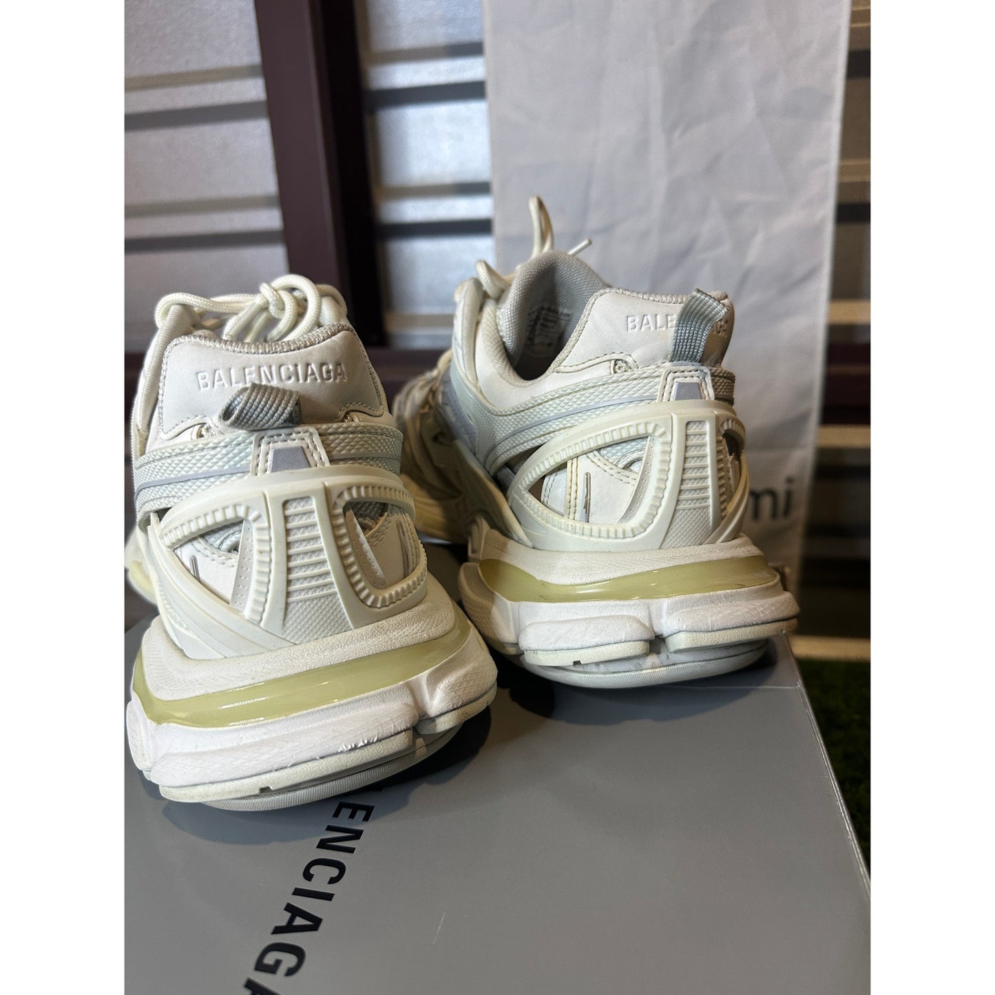 Size 11 - Balenciaga Track 2.0 White Sneakers