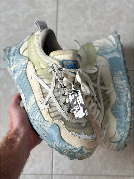 Size 13 - OFF-WHITE Odsy-1000 Blue Marble