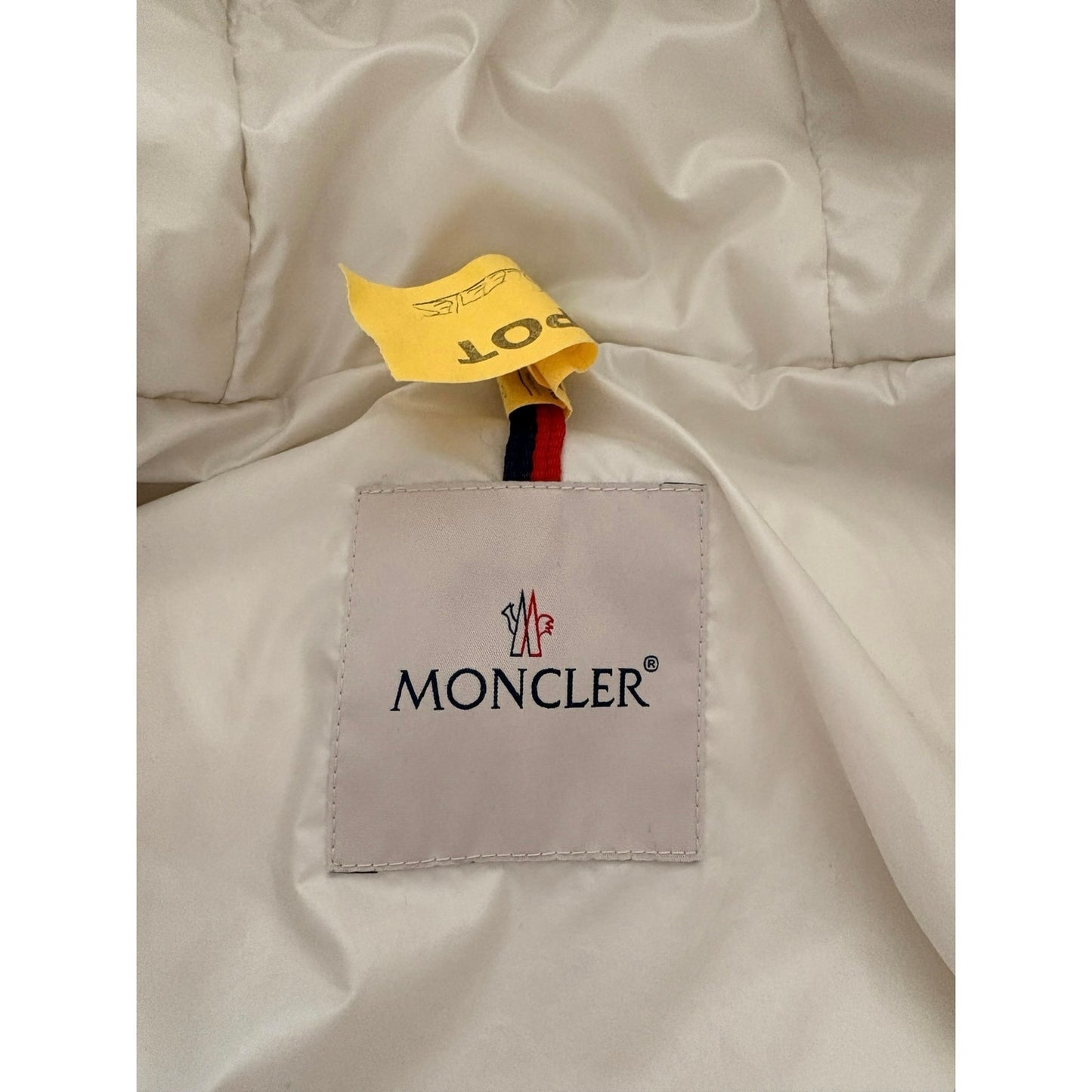 Moncler Men's Cardere Concealed Logo Jacket White | Size 2