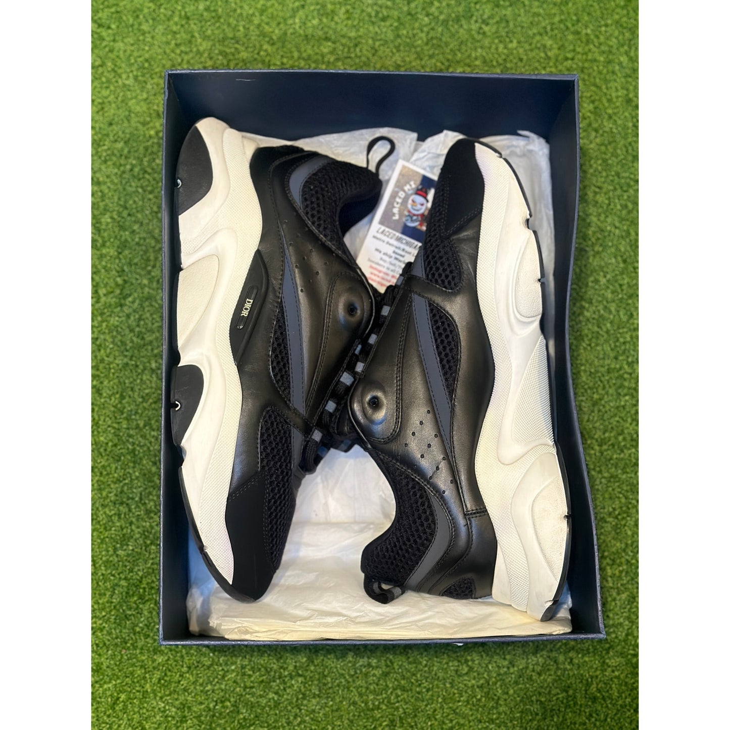 Size 11 - Dior B22 "Black White" Men's Sneakers