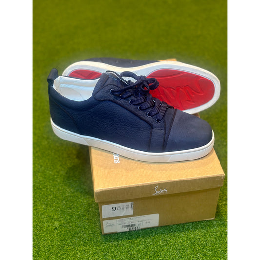 Size 11 - Christian Louboutin Navy Red Bottom Sneakers