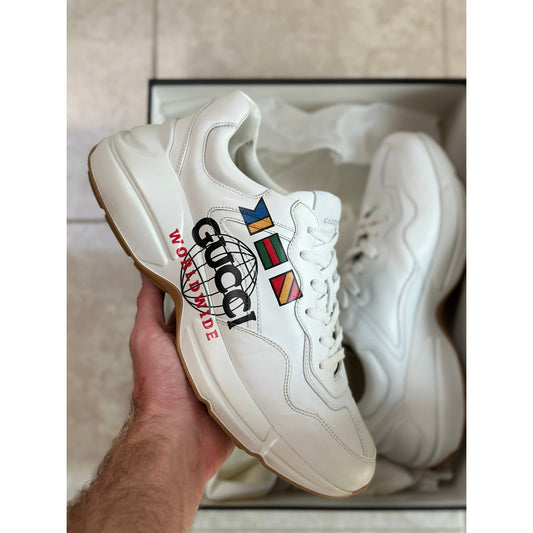Gucci Rython Sneakers "Gucci Worldwide" | Size 8G / 9US