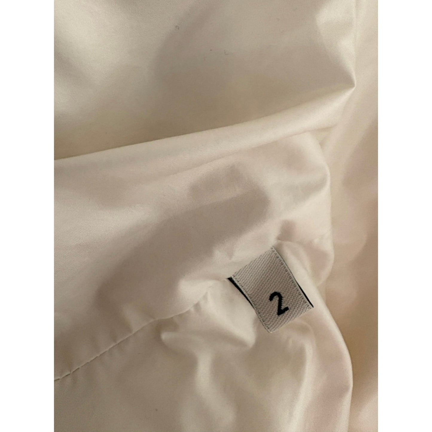 Moncler Men's Cardere Concealed Logo Jacket White | Size 2