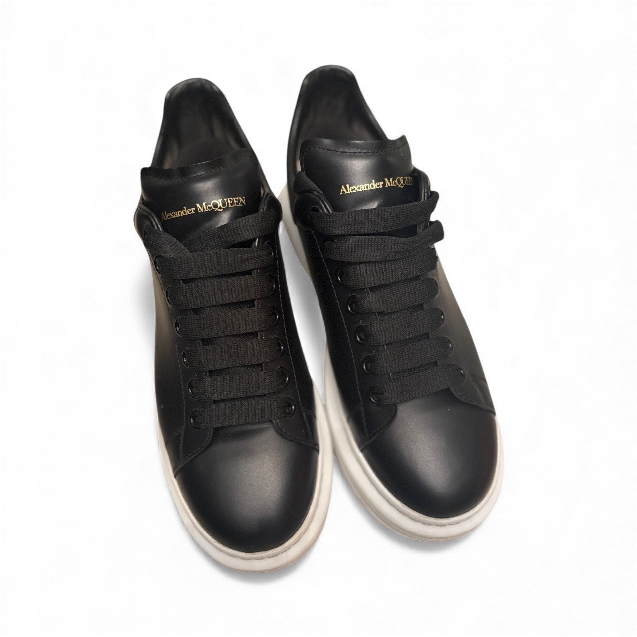 Alexander McQueen Oversized Sneakers Classic Black/White 42M