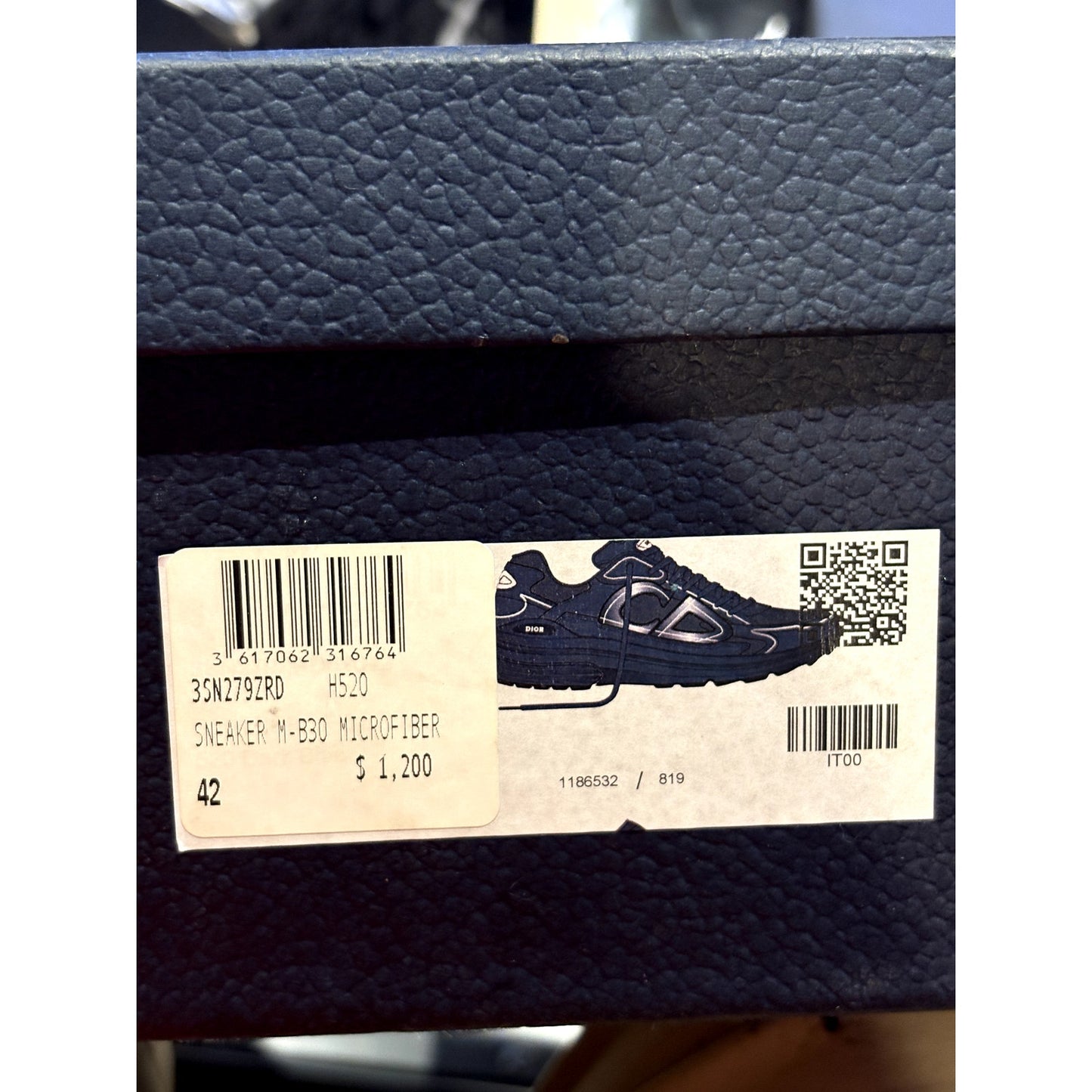 Size 9 - Dior B30 Navy Deep Blue Sneakers